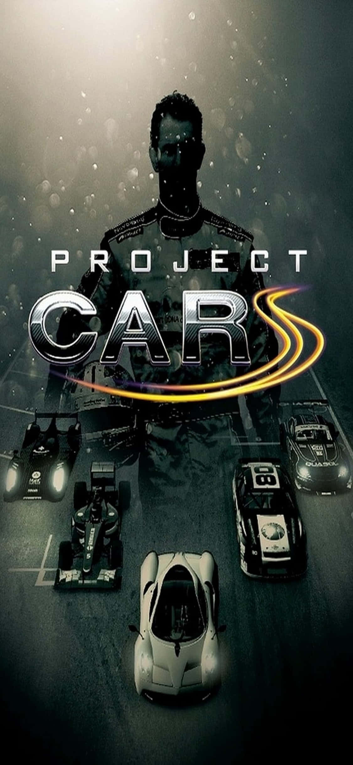 iPhone X Project Cars Baggrund Spil Titel Plakat Forskellige Biler Wallpapers