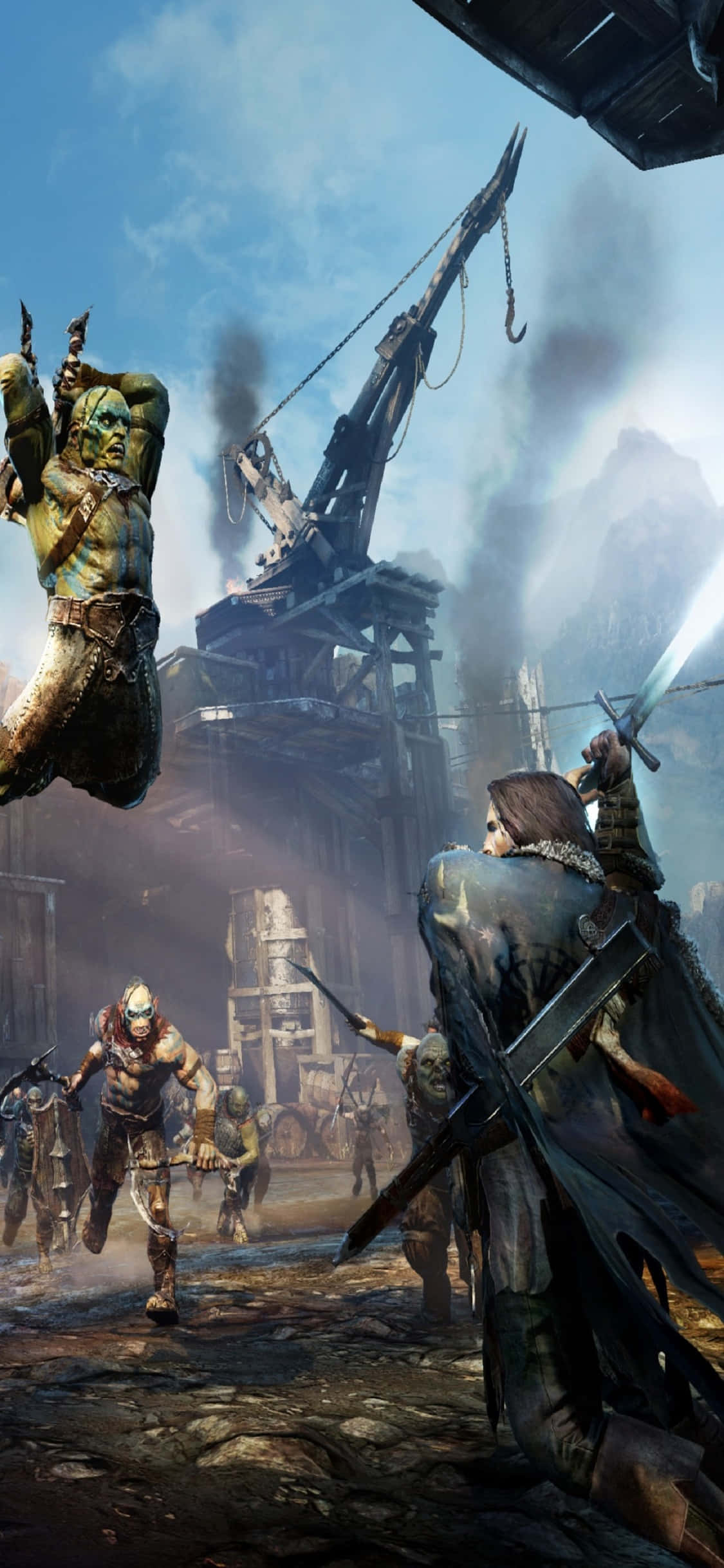 iPhone X Shadow Of Mordor Baggrund Talion Wallpapers