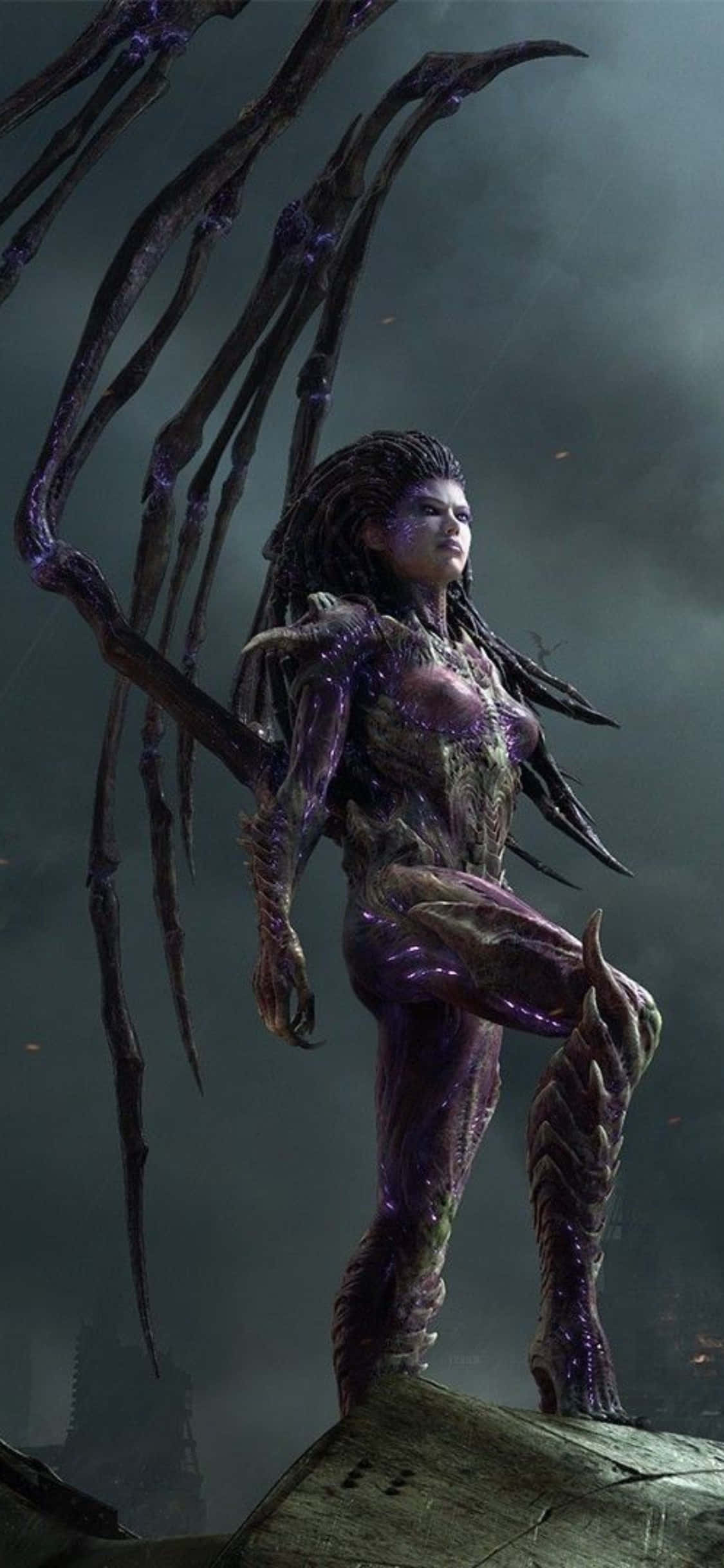 iPhone X Starcraft Ii Baggrund Grå Himmel Wallpapers