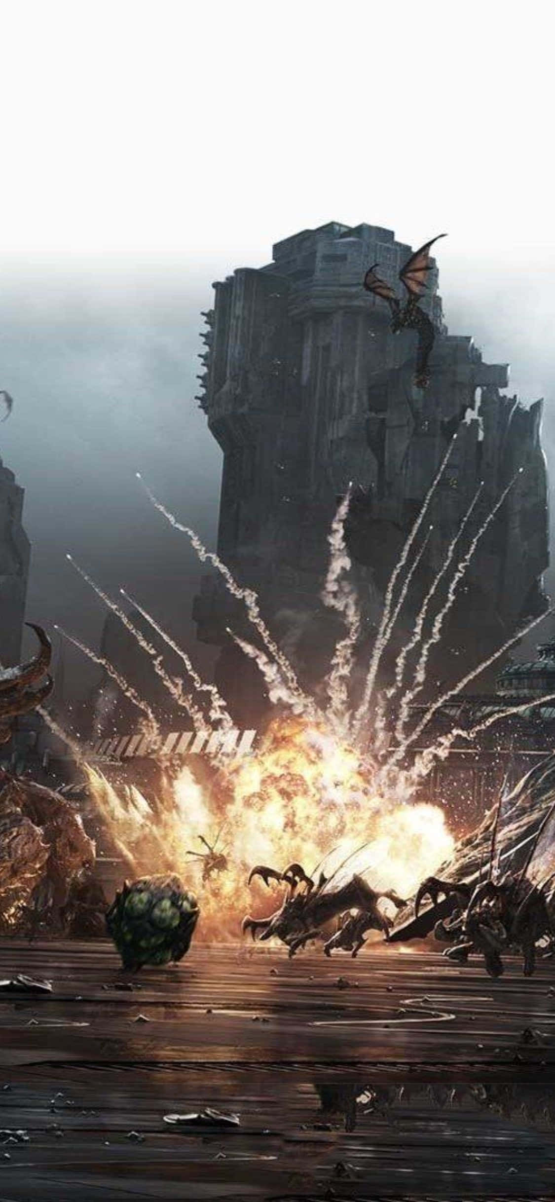 iPhone X Starcraft II Baggrund Zerg Wallpapers