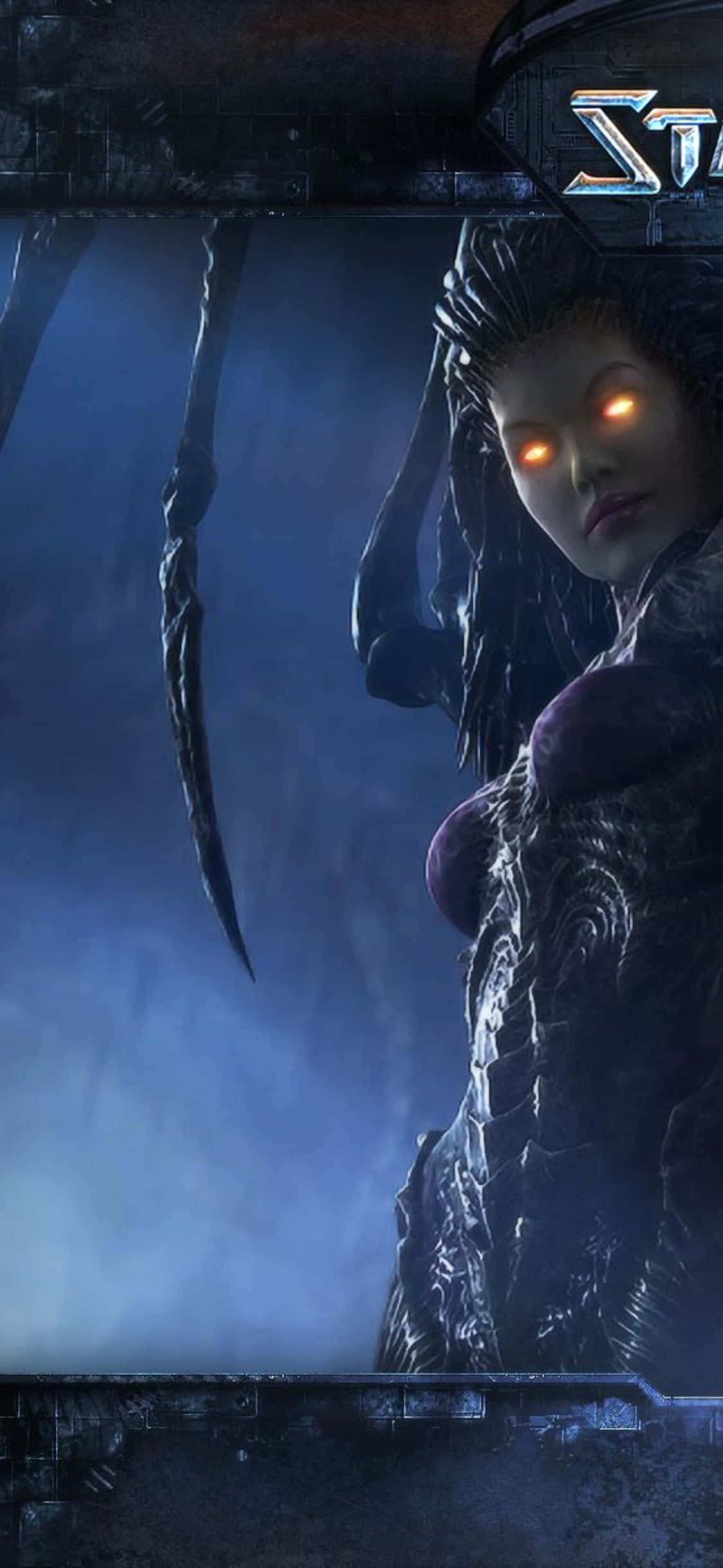 iPhone X Starcraft Ii Baggrund Gule Øjne Wallpapers