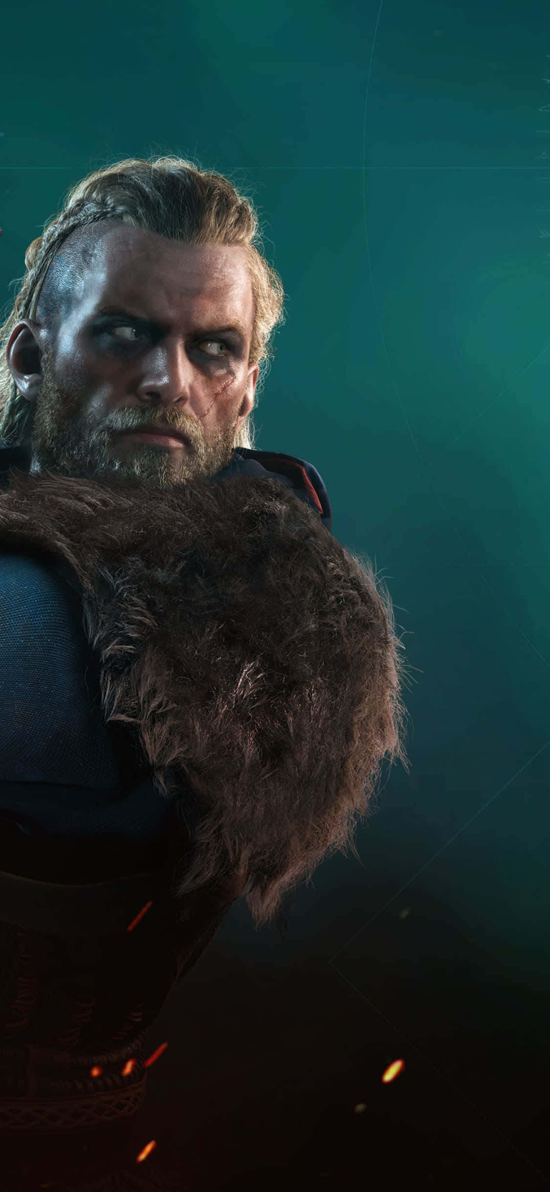 iPhone Xs Assassin's Creed Valhalla Eivors Ansigt Baggrund Wallpapers
