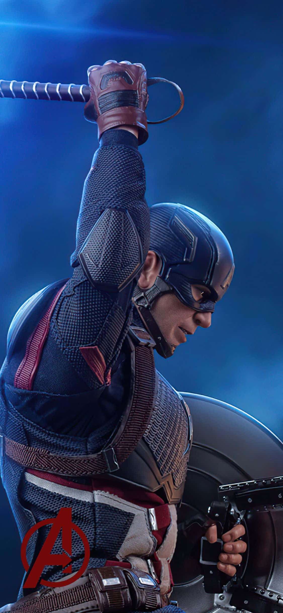 iPhone XS Avengers Baggrund Captain America Svinger Thors Hammer Wallpapers
