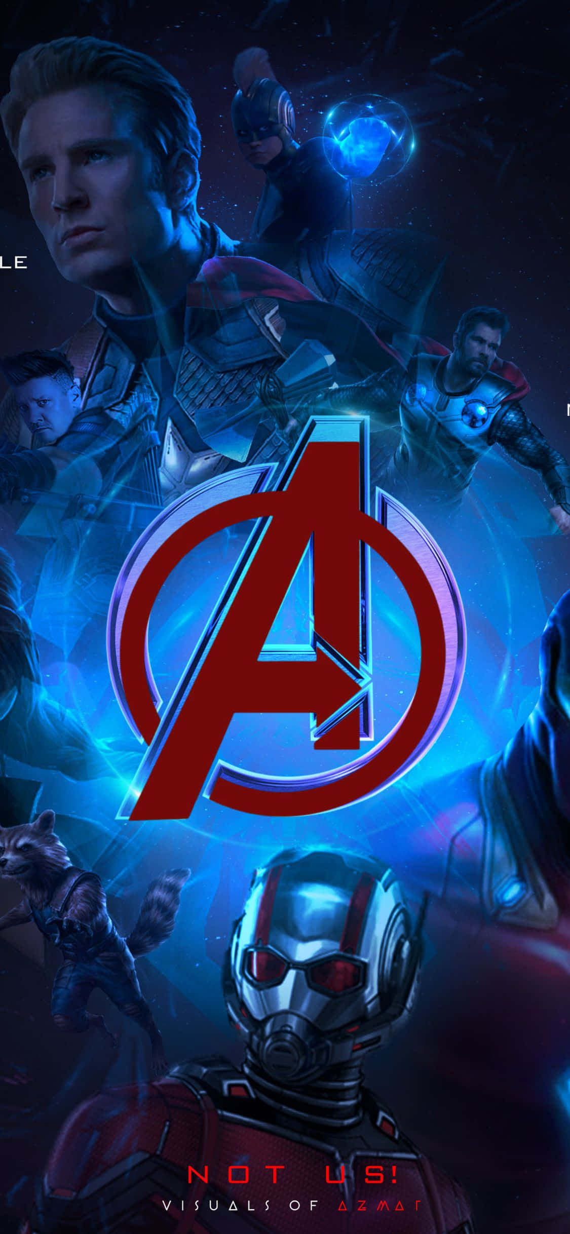 iPhone XS Avengers baggrund med Ant Man Wallpapers