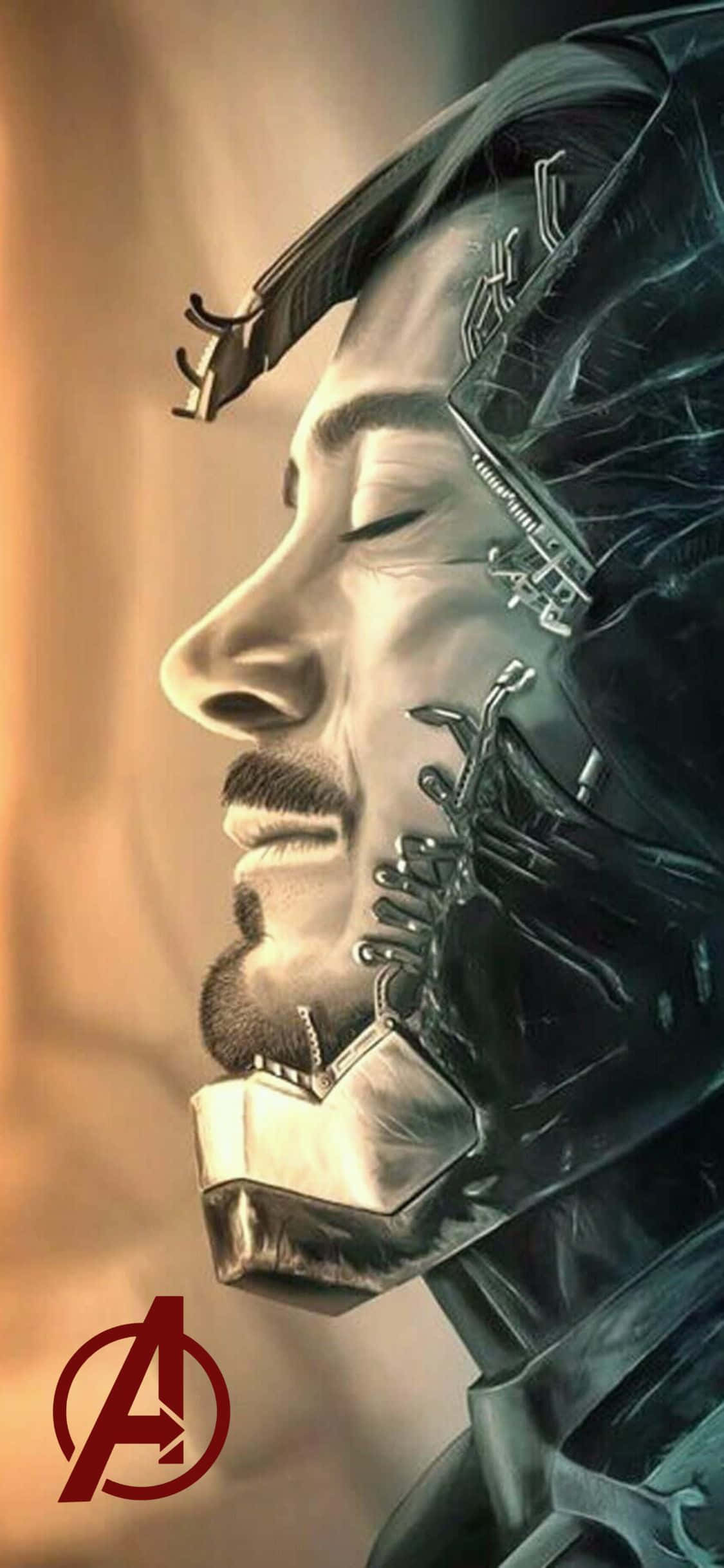 iPhone XS Avengers baggrund Tony Stark hvile Wallpapers