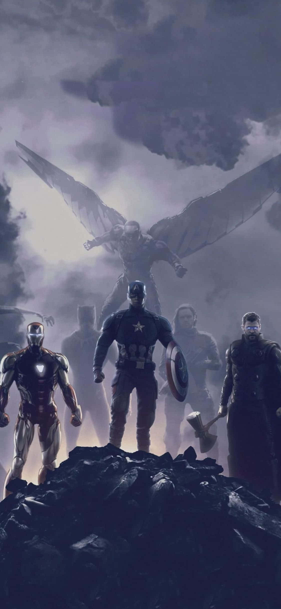 iPhone XS Avengers Endgame baggrund filmscene Wallpapers