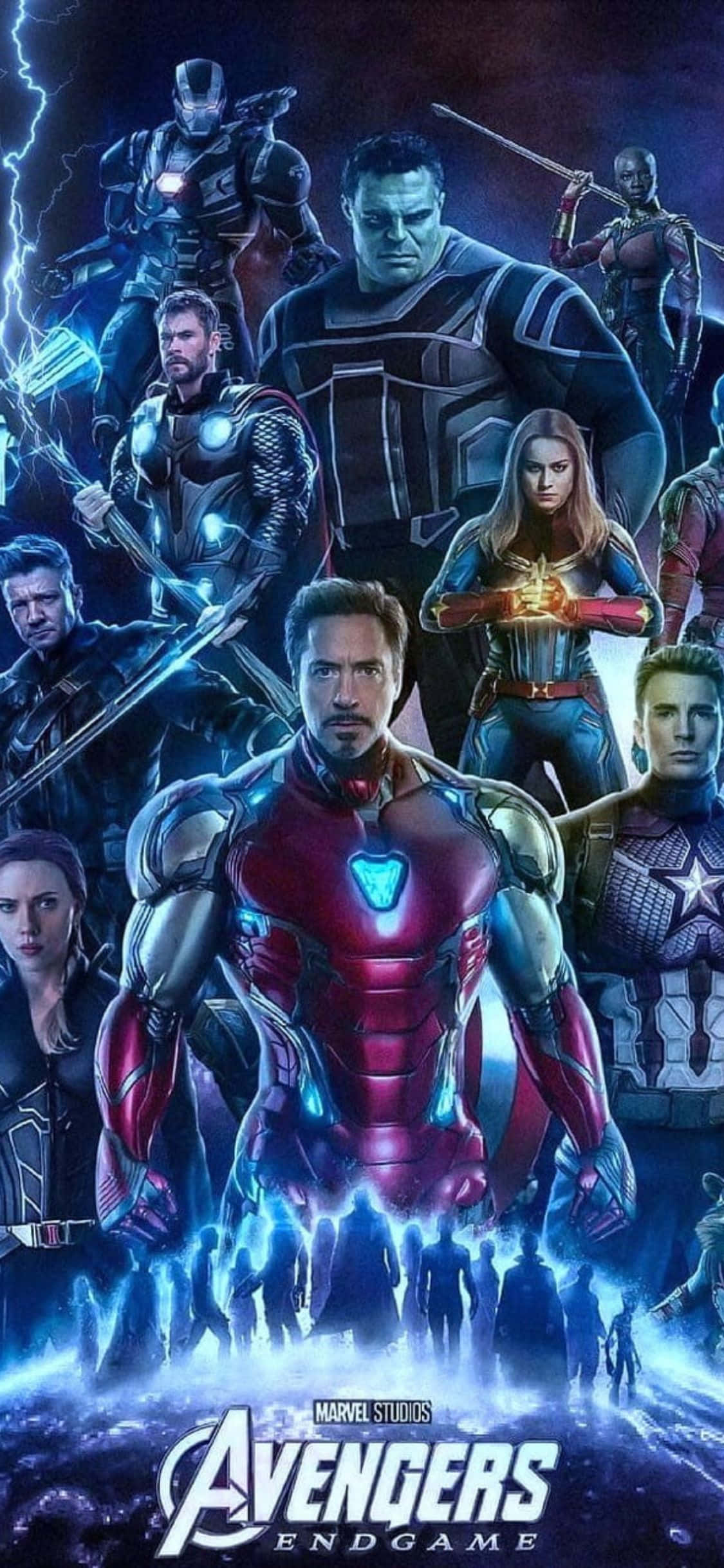 iPhone XS Avengers Endgame filmplakat baggrund Wallpapers
