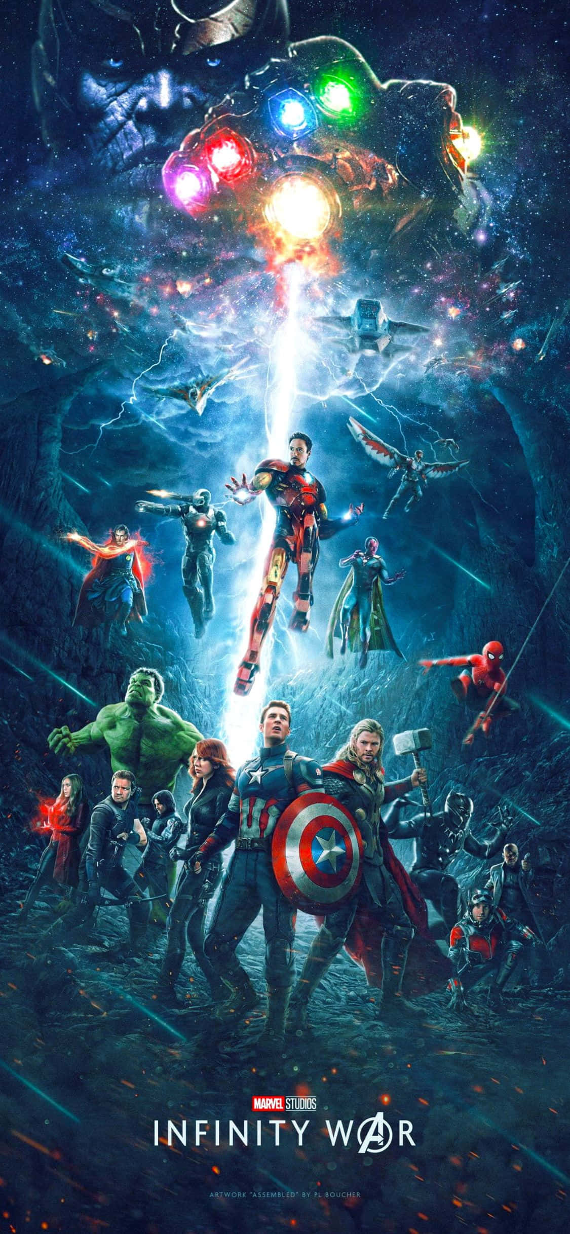 iPhone XS Avengers Infinity War baggrund Wallpapers
