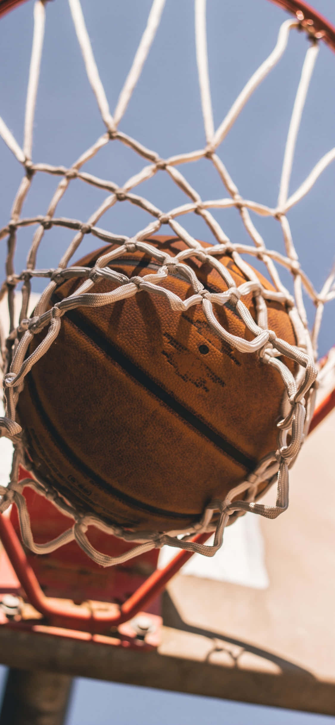 iPhone Xs Basketball Net Baggrund Wallpapers