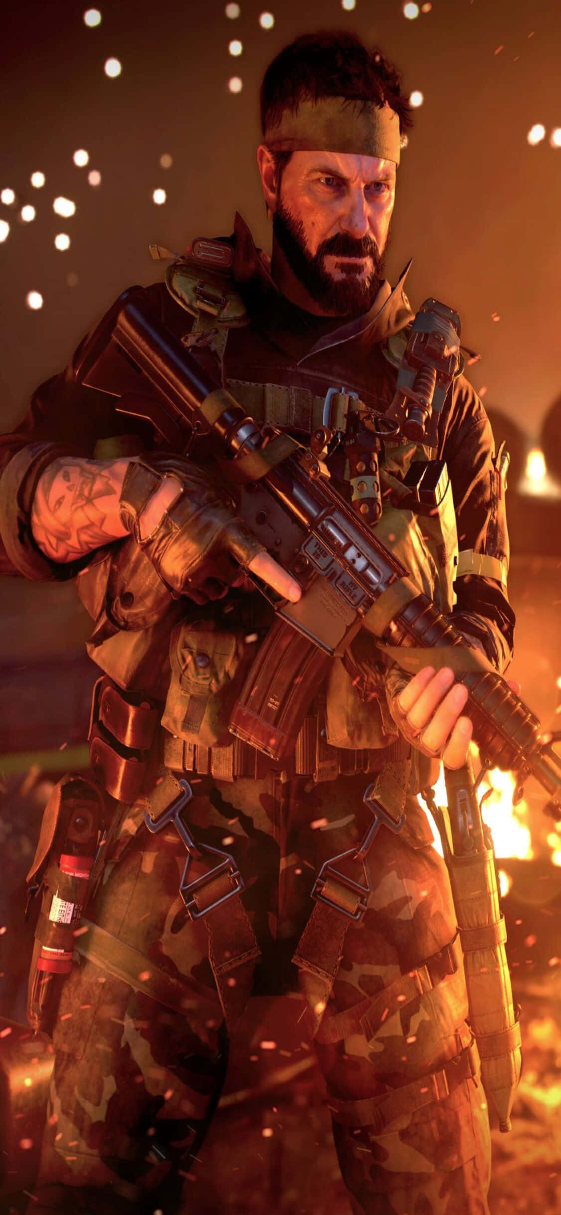 iPhone Xs Call Of Duty Black Ops Cold War Woods Ild Baggrund Wallpapers