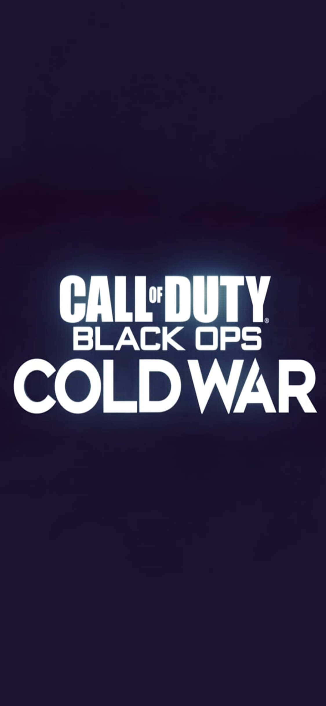 iPhone Xs Call Of Duty Black Ops Cold War Logo Vektorbaggrund Wallpapers