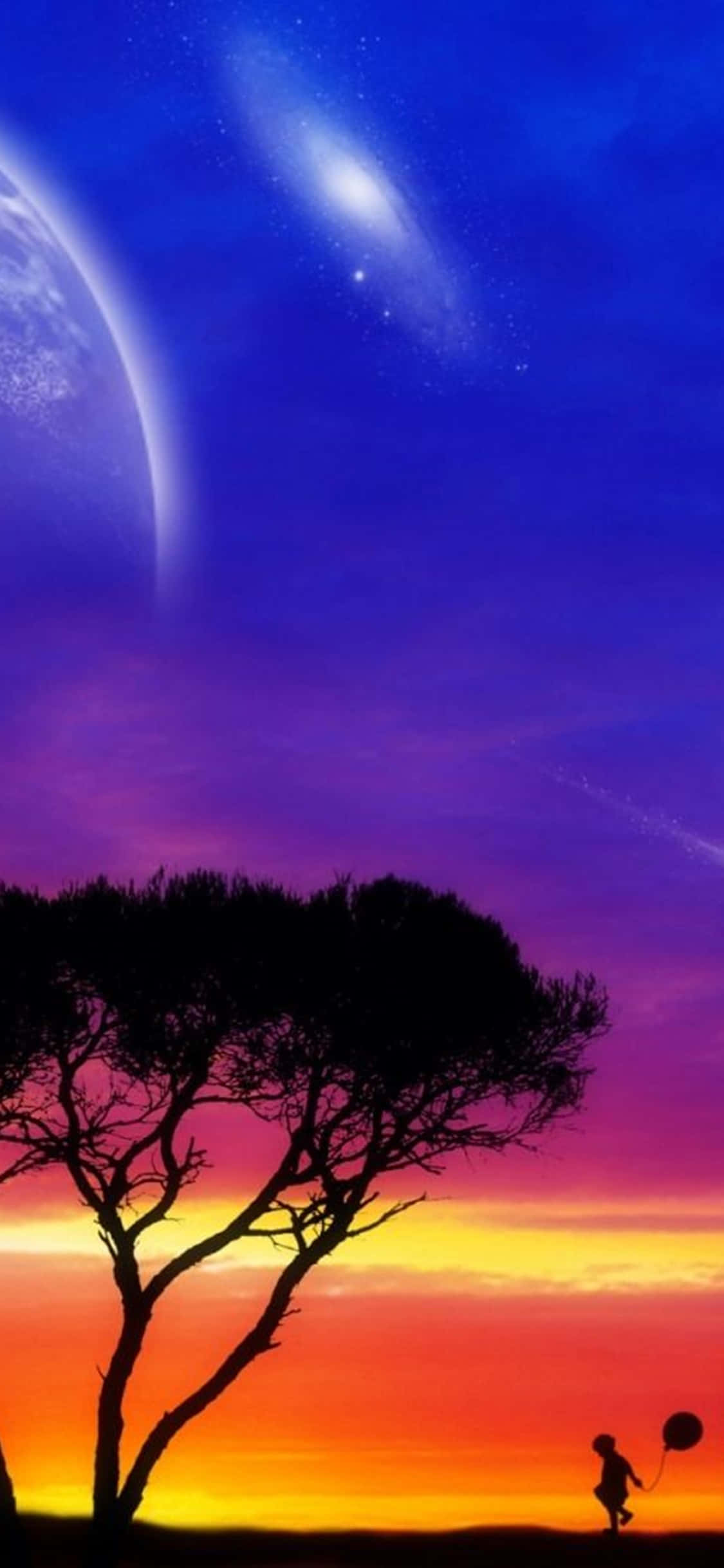 iPhone Xs Desktop Pc Solnedgang Baggrund Wallpapers