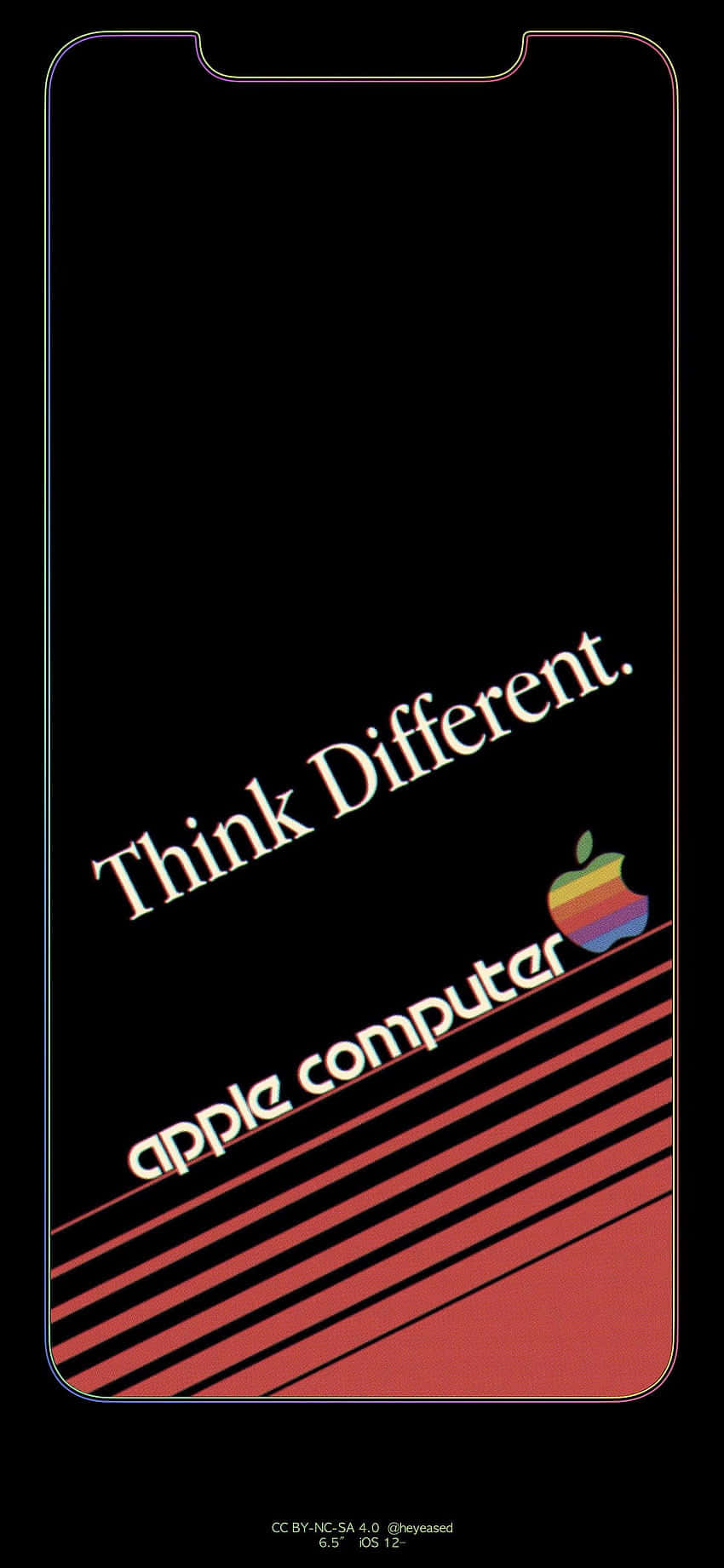 iPhone Xs Max Apple Baggrund Think Different Wallpapers