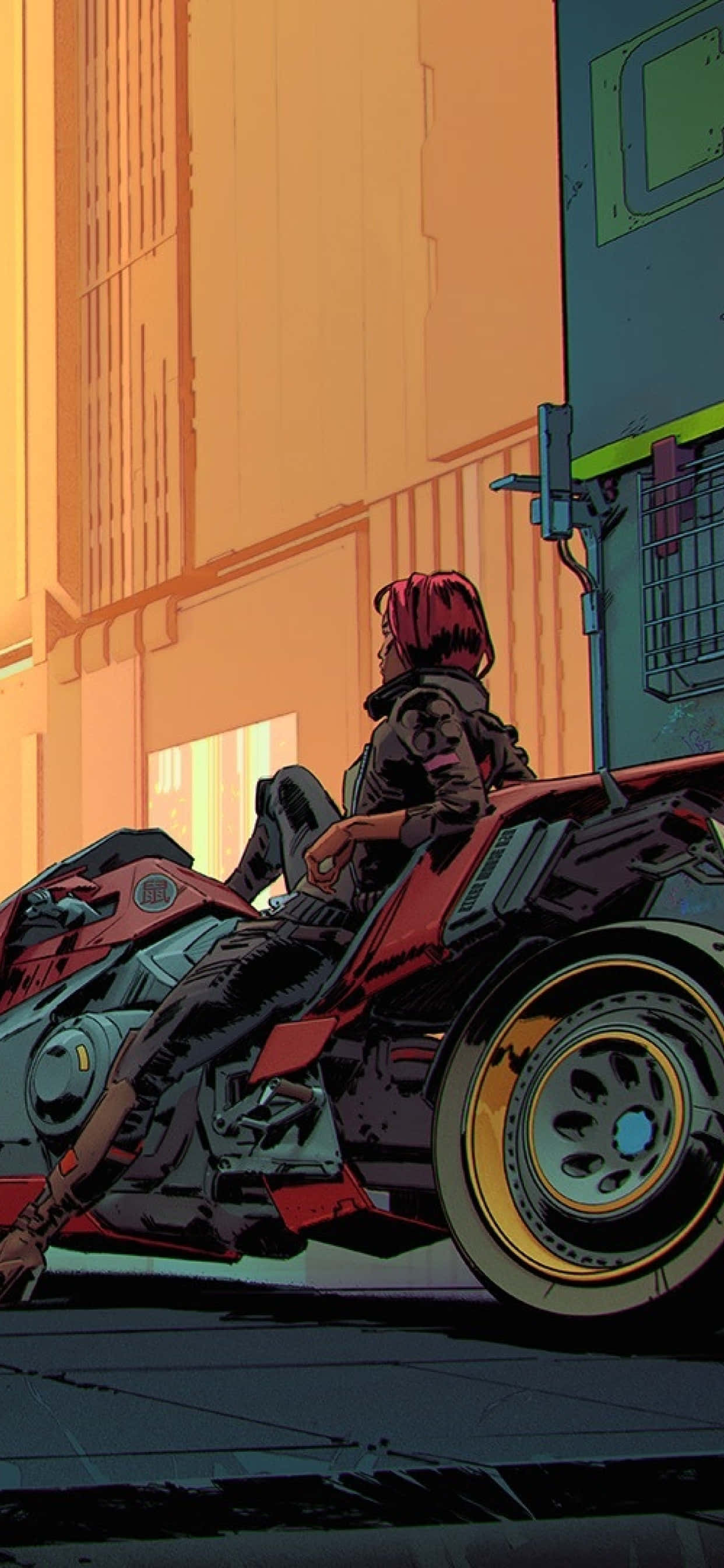 iPhone XS Max Cyberpunk 2077 Comic Valerie Baggrund Wallpapers