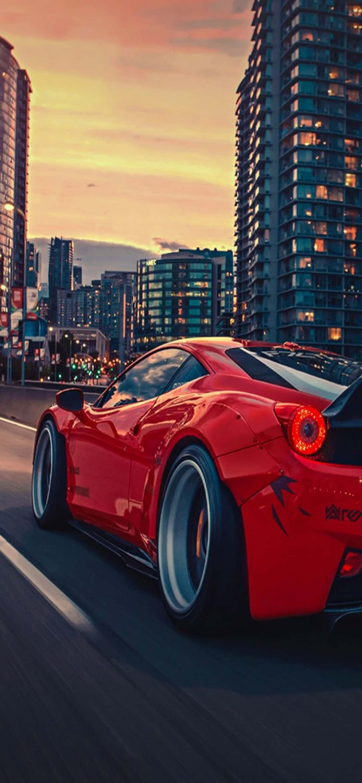 iPhone Xs Max Ferrari Baggrund Blank Rød Ferrari 458 Wallpapers