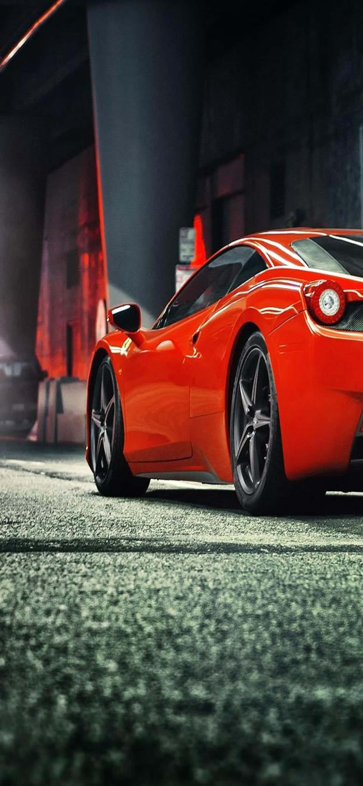 iPhone Xs Max Ferrari baggrund rød Ferrari 458 Wallpapers