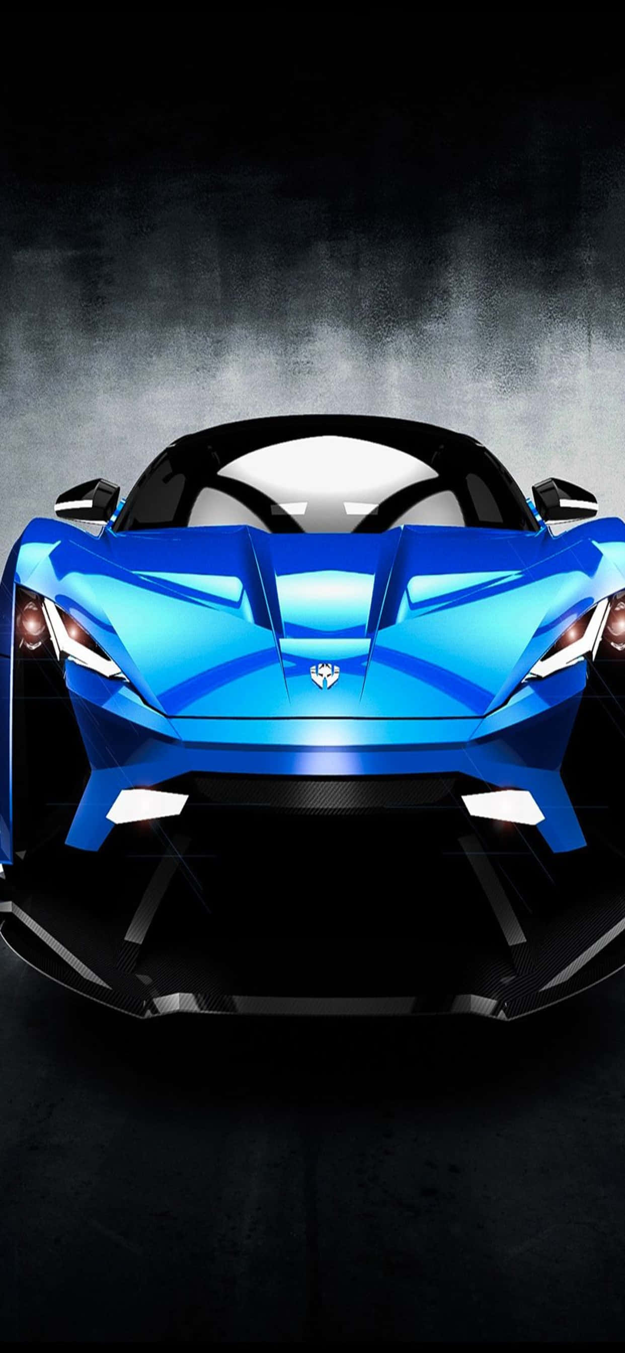 iPhone Xs Max Ferrari baggrund blå W Motors Lykan HyperSport Wallpapers