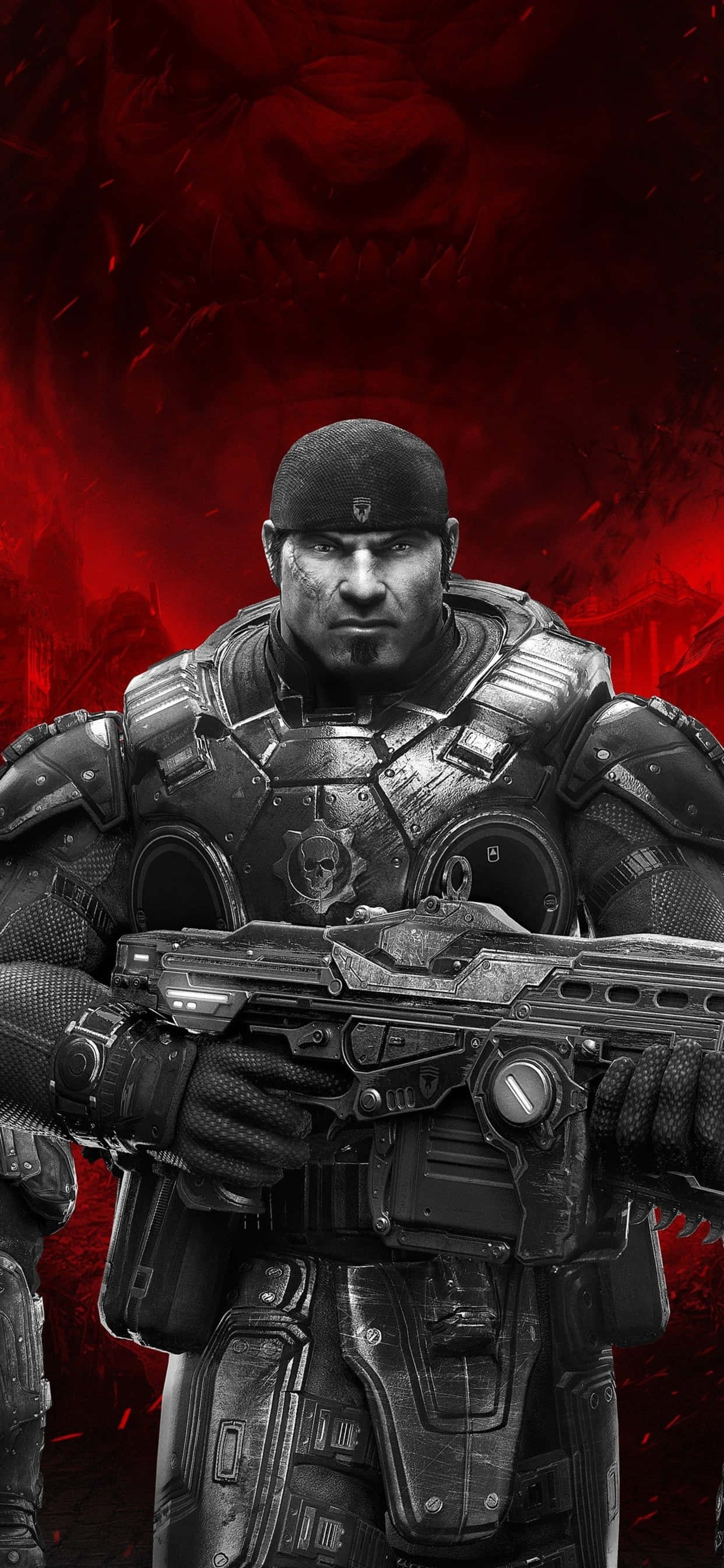 iPhone XS Max Gears Of War 5 Karakter Marcus Baggrund Wallpapers