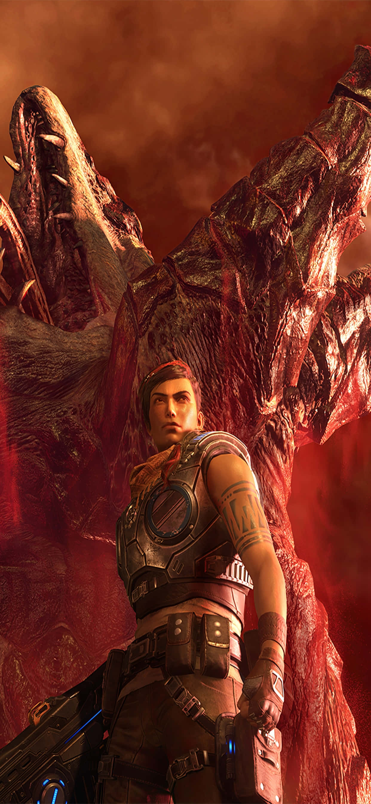 iPhone XS Max Gears Of War 5 Kait Kraken Baggrund Wallpapers