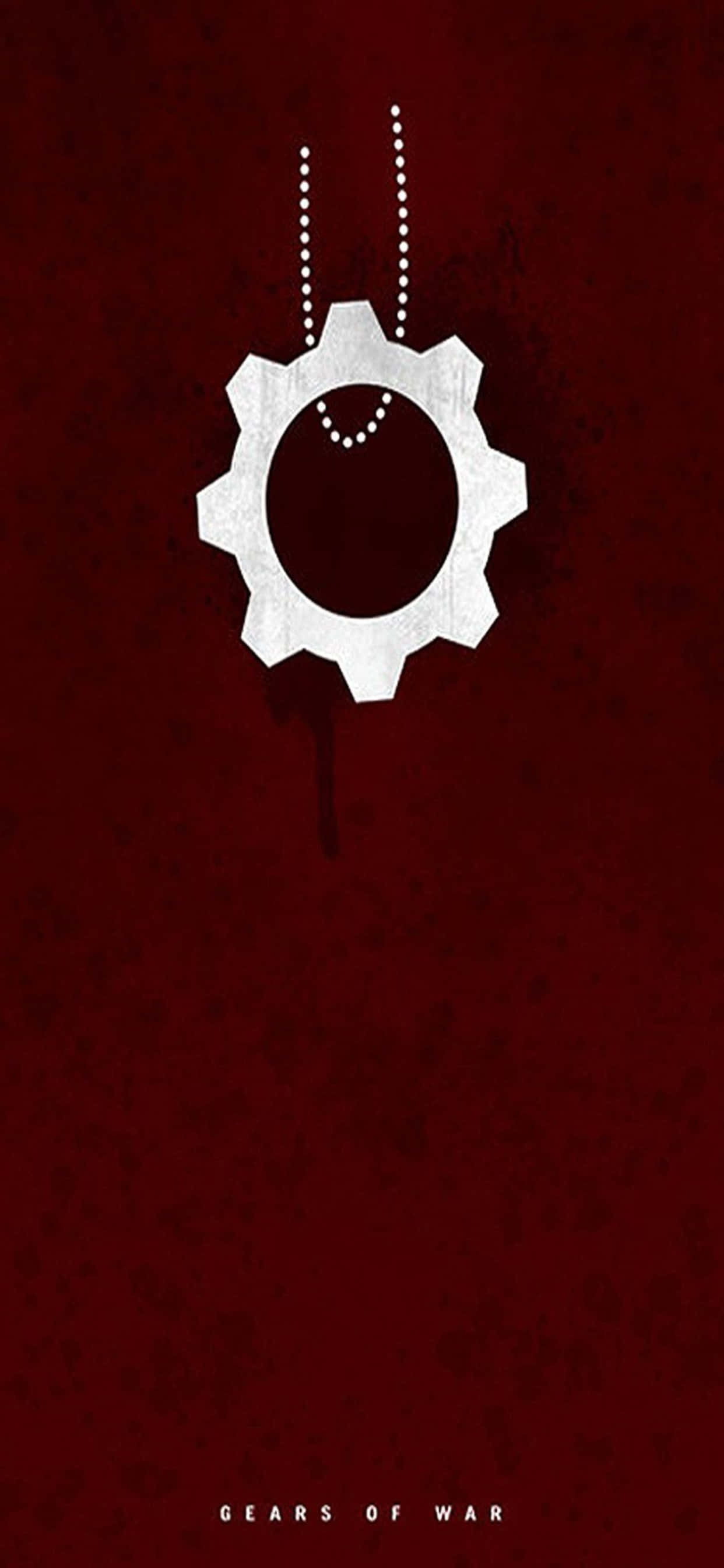 iPhone XS Max Gears Of War 5 Halskæde Logo Baggrund Wallpapers