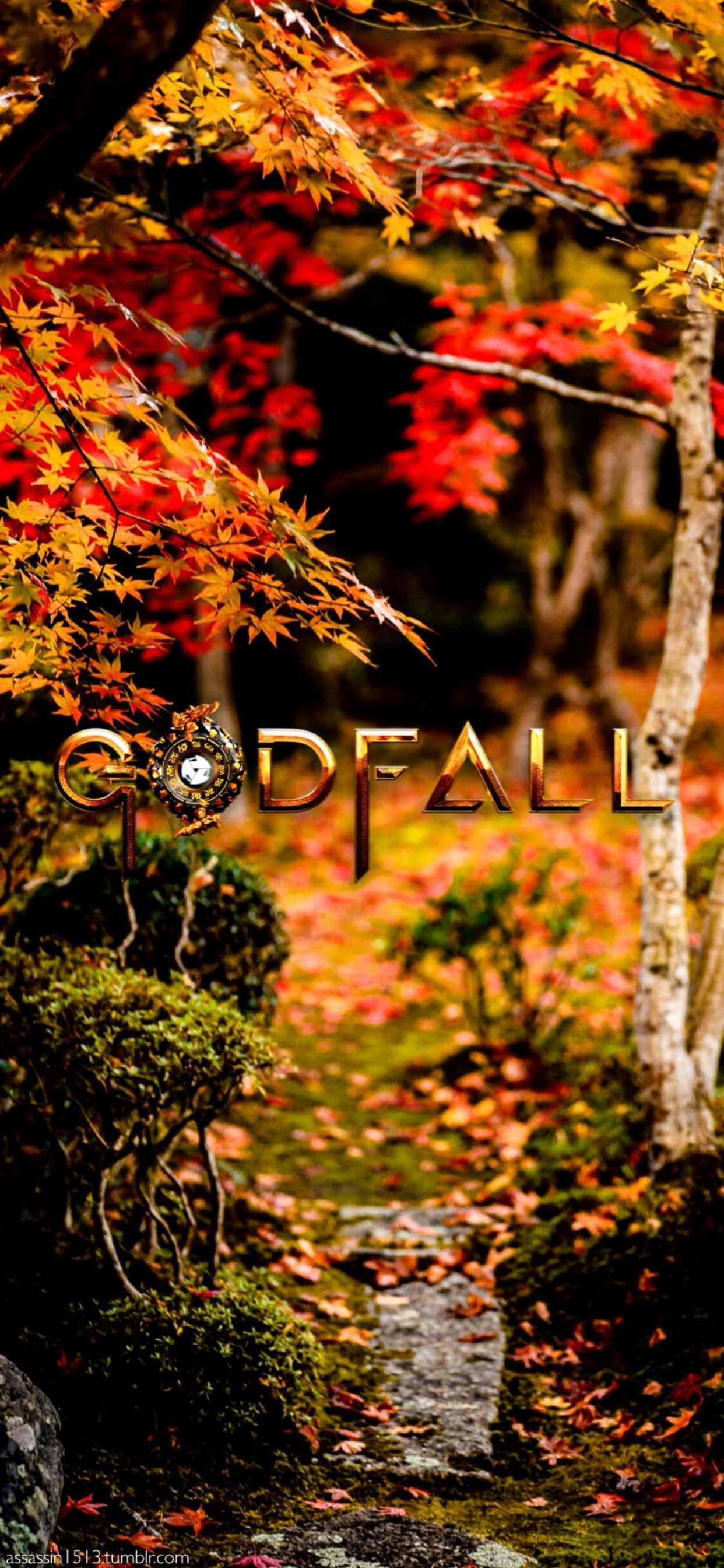 iPhone Xs Max Godfall Ahornblade Baggrund Wallpapers