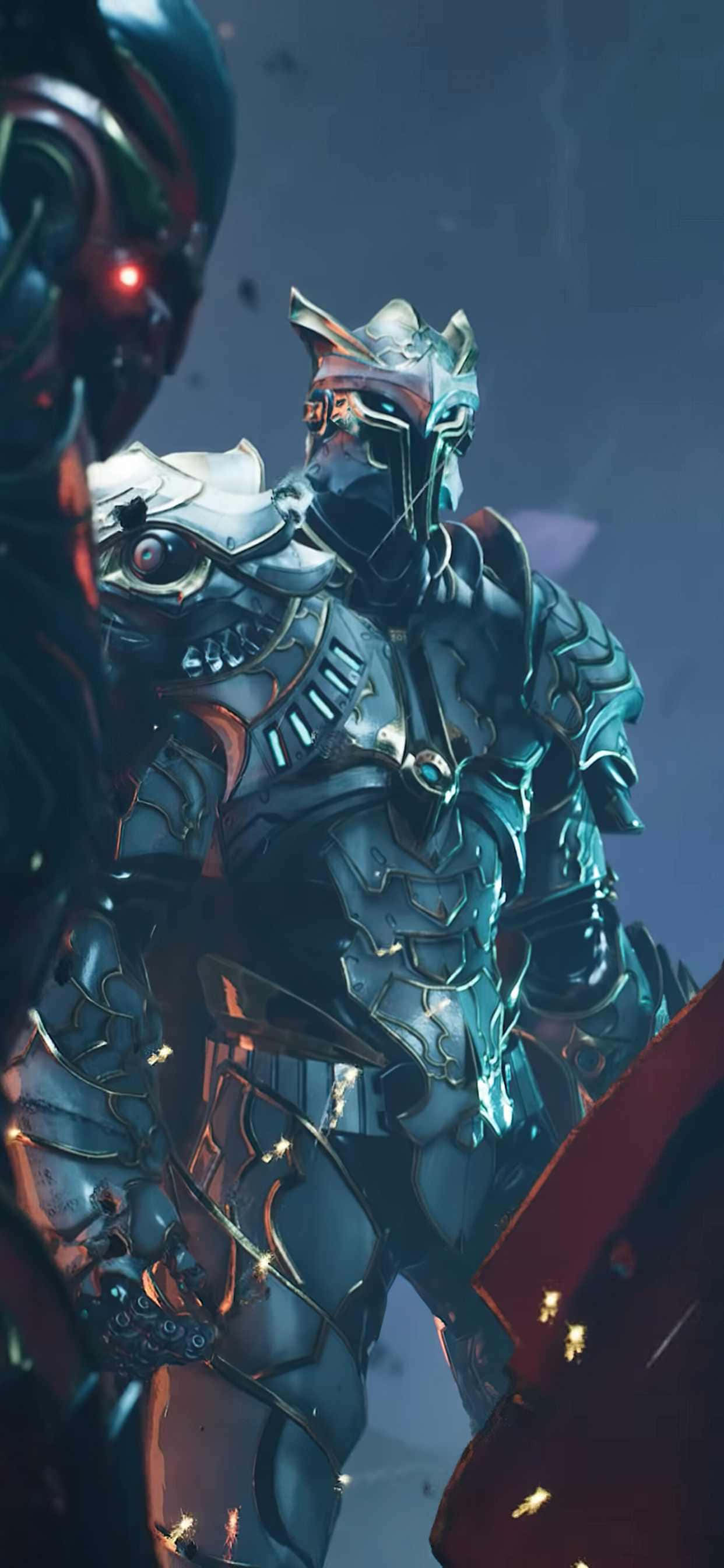 iPhone Xs Max Godfall Greyhawk Phoenix Silvermane-baggrund Wallpapers