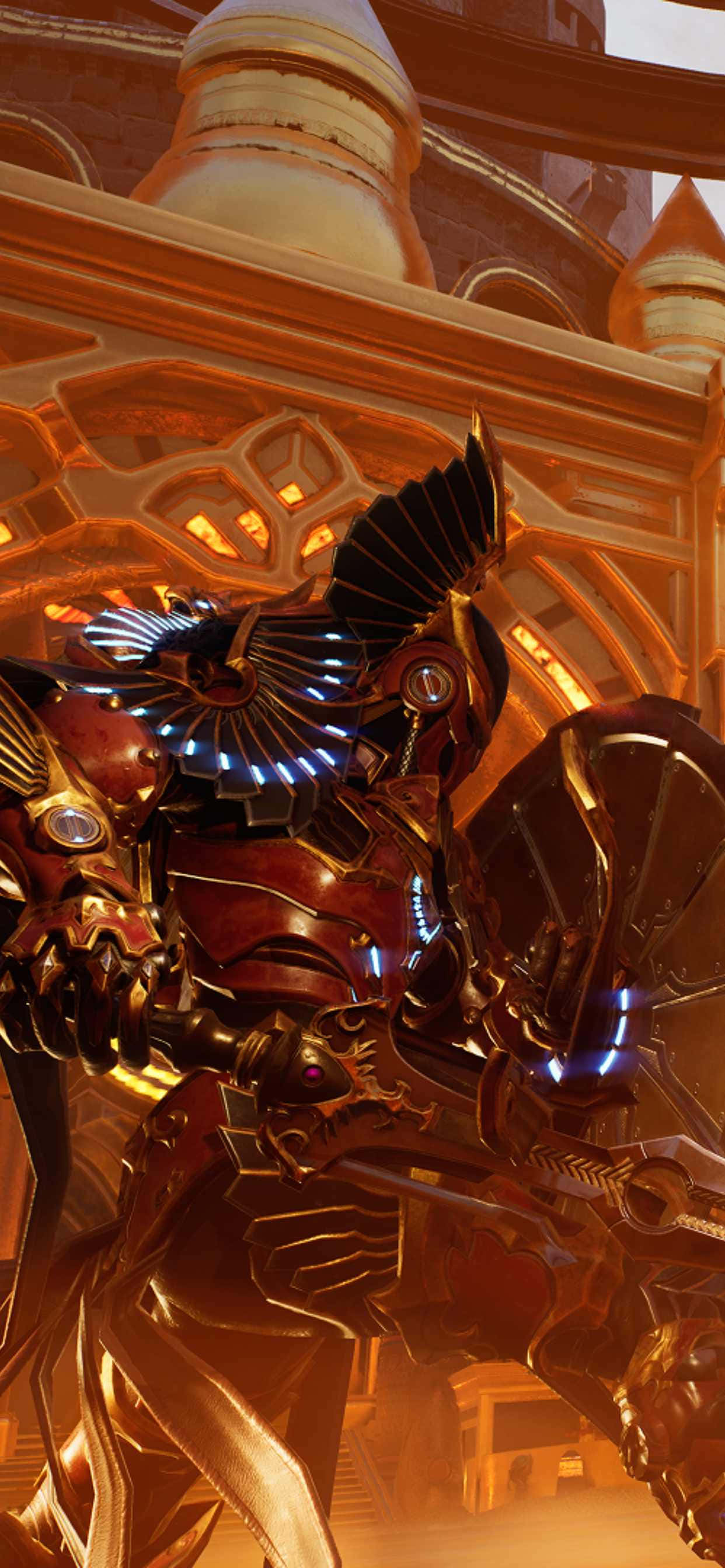 iPhone Xs Max Godfall Phoenix Solaris Baggrund Wallpapers