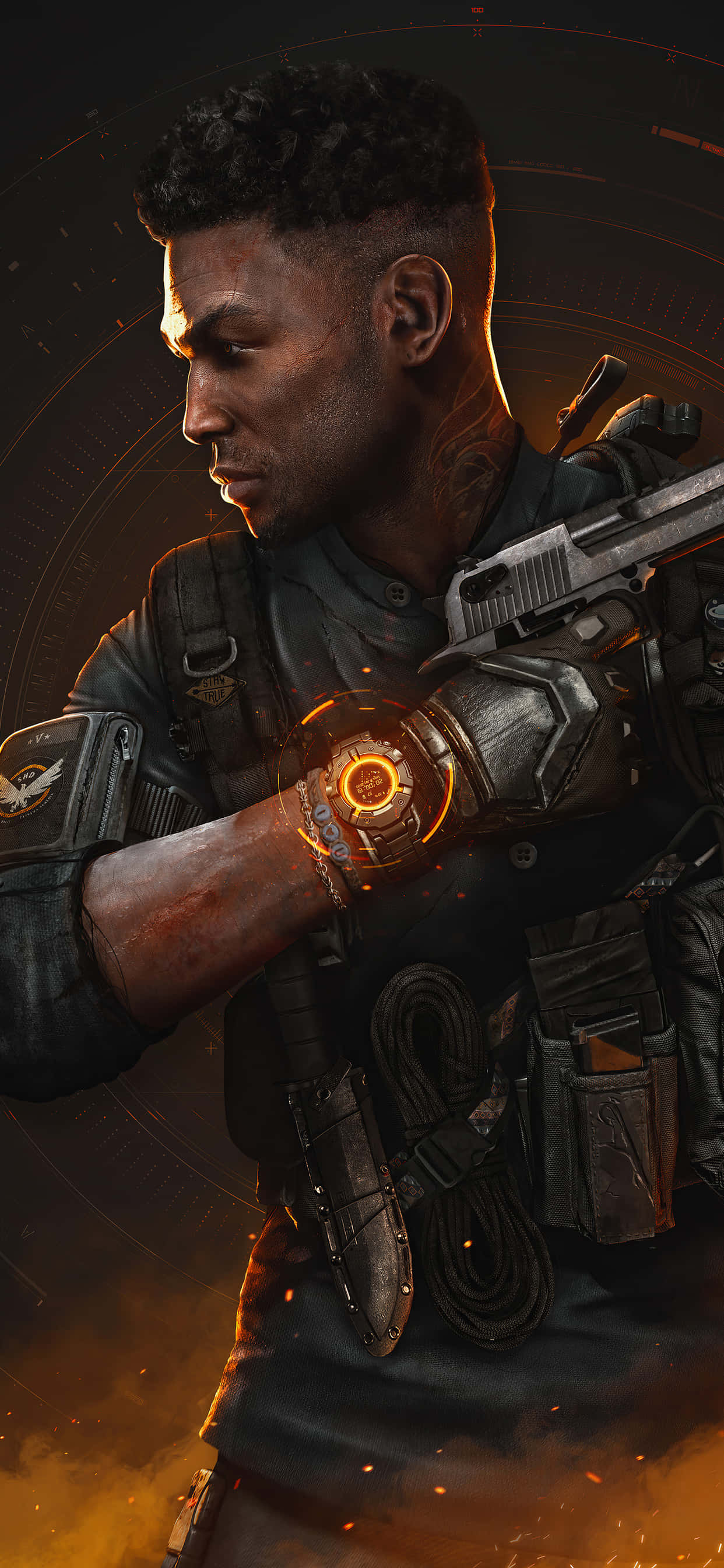 iPhone XS Max i videospillet The Division Wallpapers