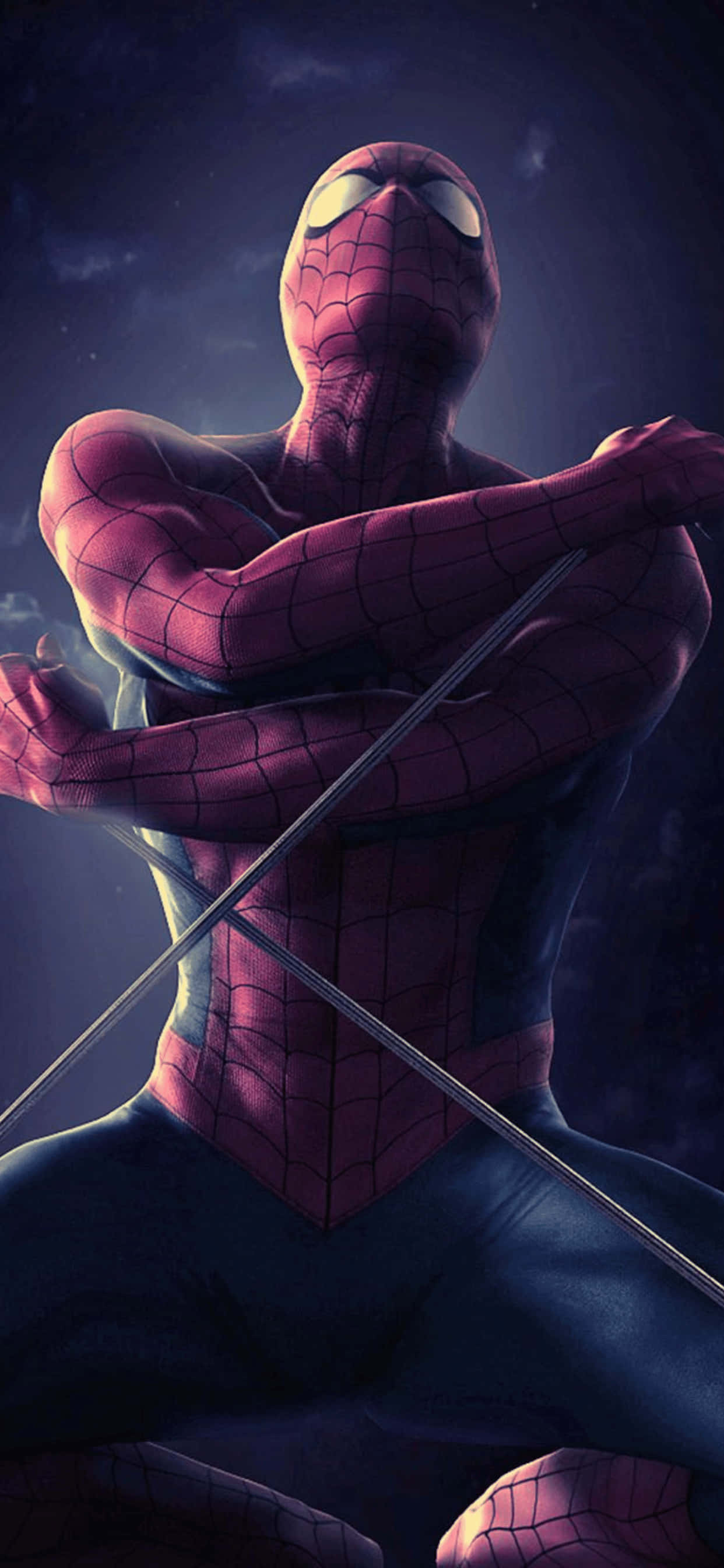 iPhone XS Max Marvel Spiderman Baggrund Wallpapers