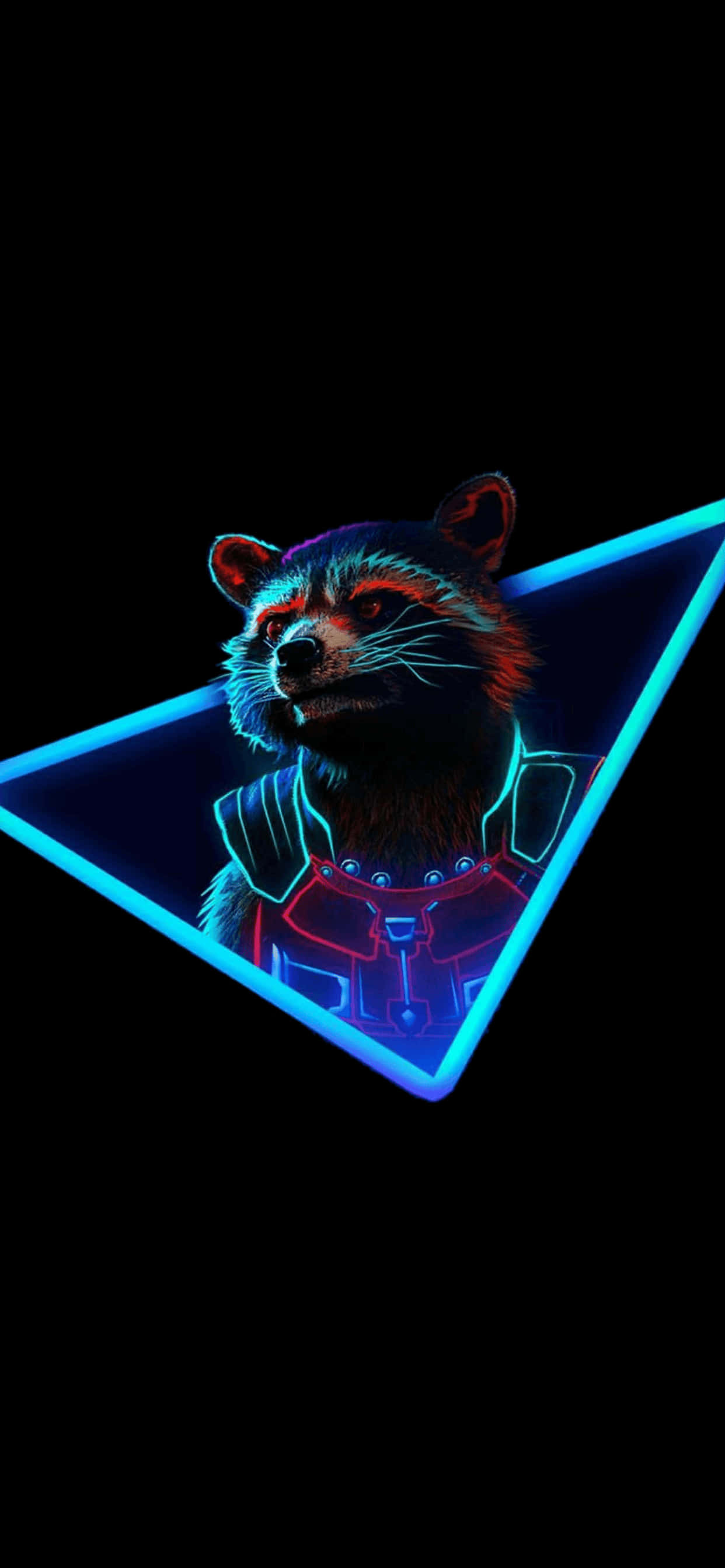 iPhone XS Max Marvel Rocket Raccoon Baggrund Wallpapers