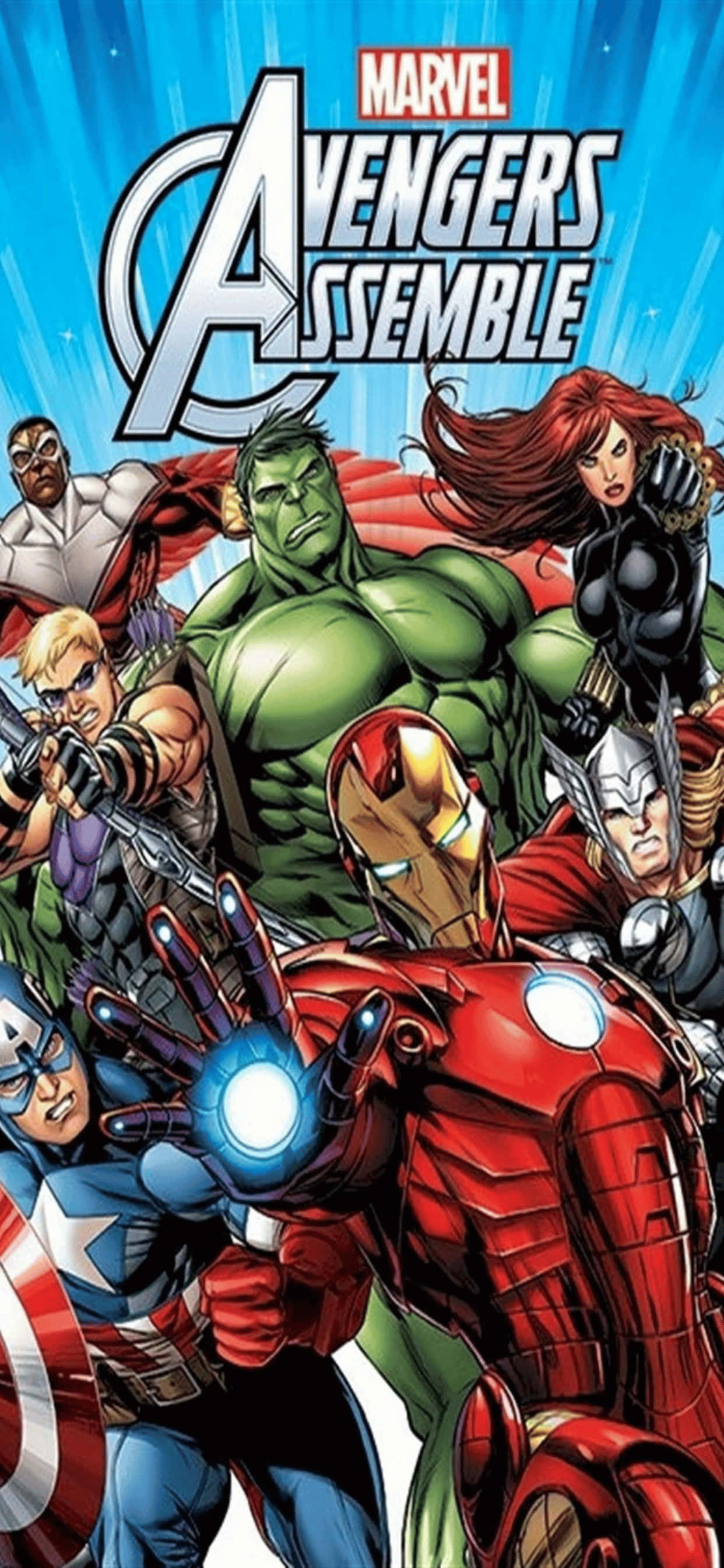 iPhone XS Max Marvel Hulk Og Black Widow Baggrund Wallpapers