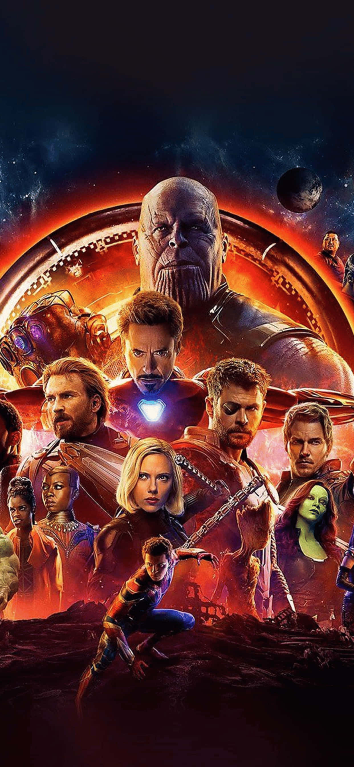 iPhone XS Max Marvel Avengers Infinity War Baggrund Wallpapers