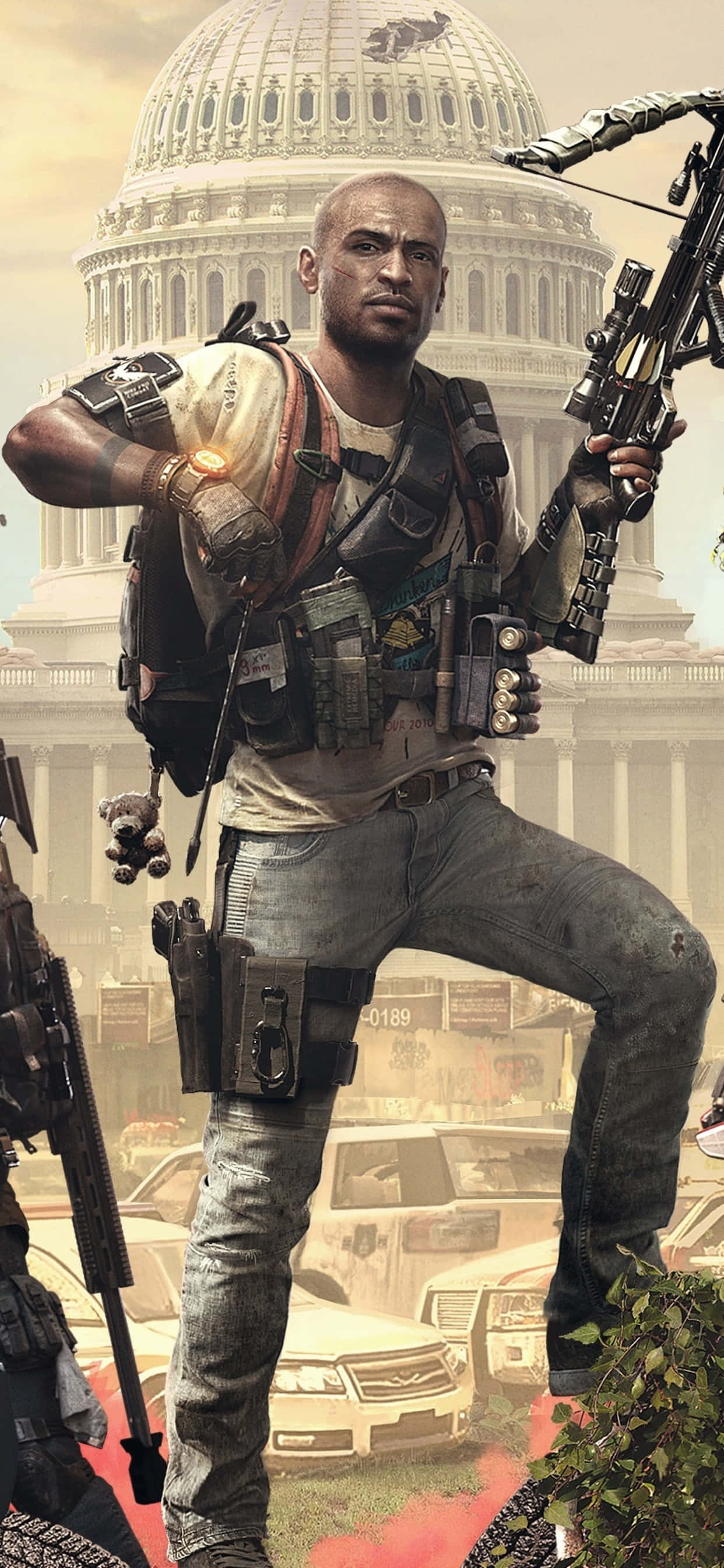 iPhone Xs Max og The Division: En Vindende Kombination Wallpapers