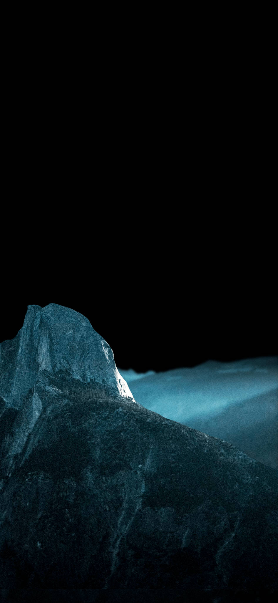 iPhone XS Max OLED Blå Bjerge Wallpapers