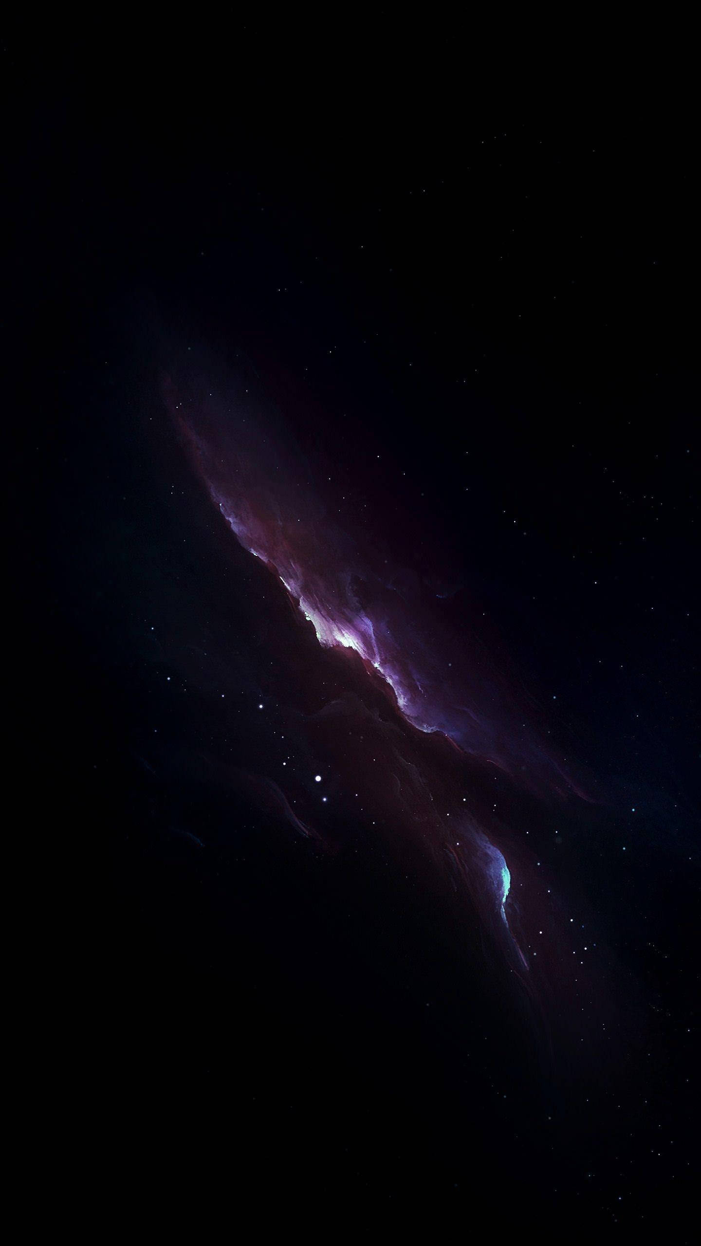 iPhone XS Max OLED Lilla Nebula Wallpapers