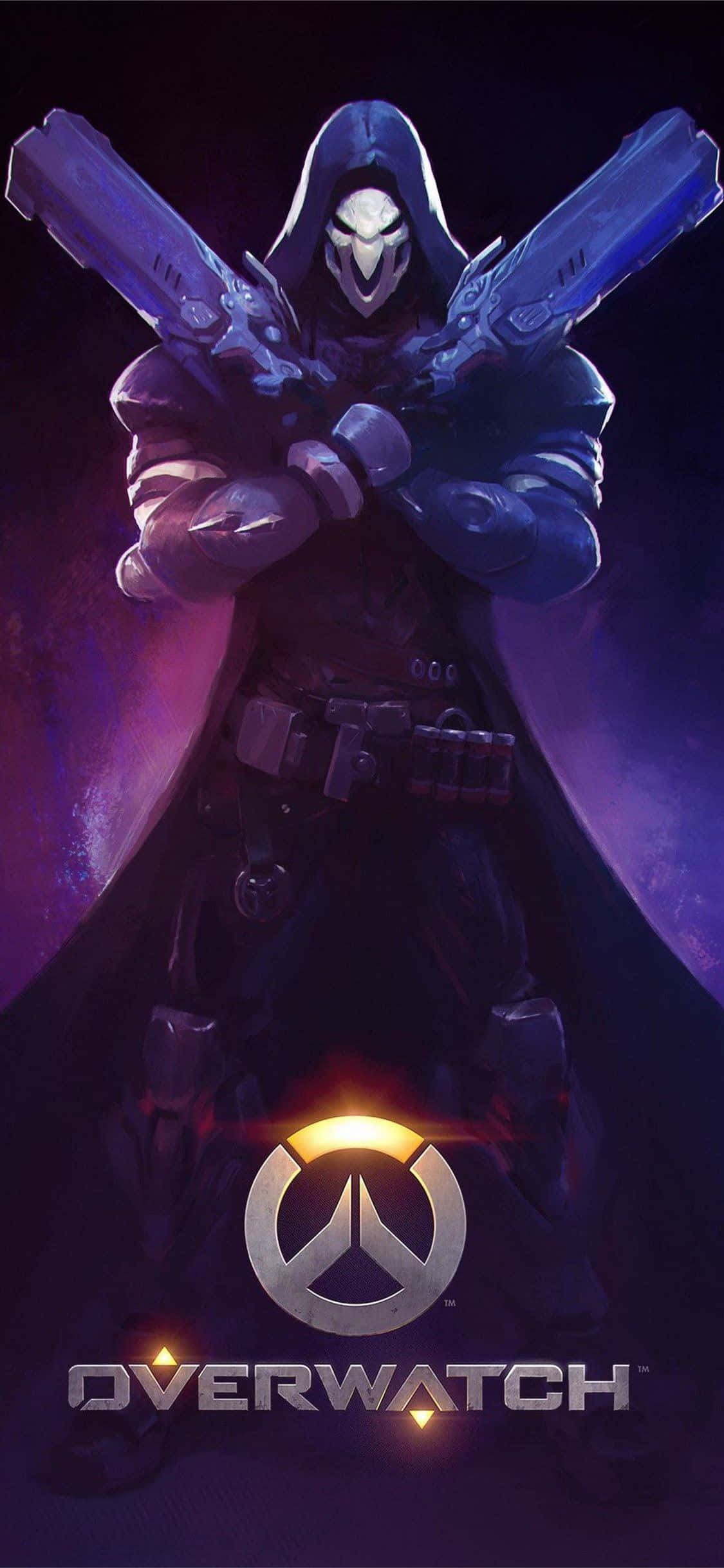 iPhone Xs Max Overwatch Baggrund Reaper Overwatch Logo Wallpapers