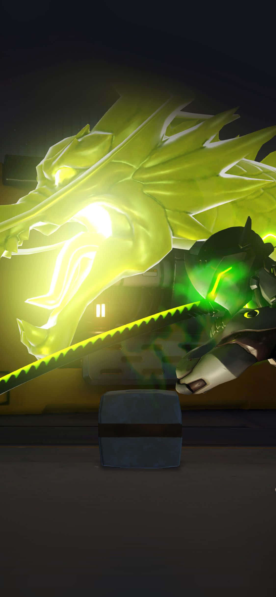 iPhone Xs Max Overwatch Baggrund Genji Dragekraft Wallpapers