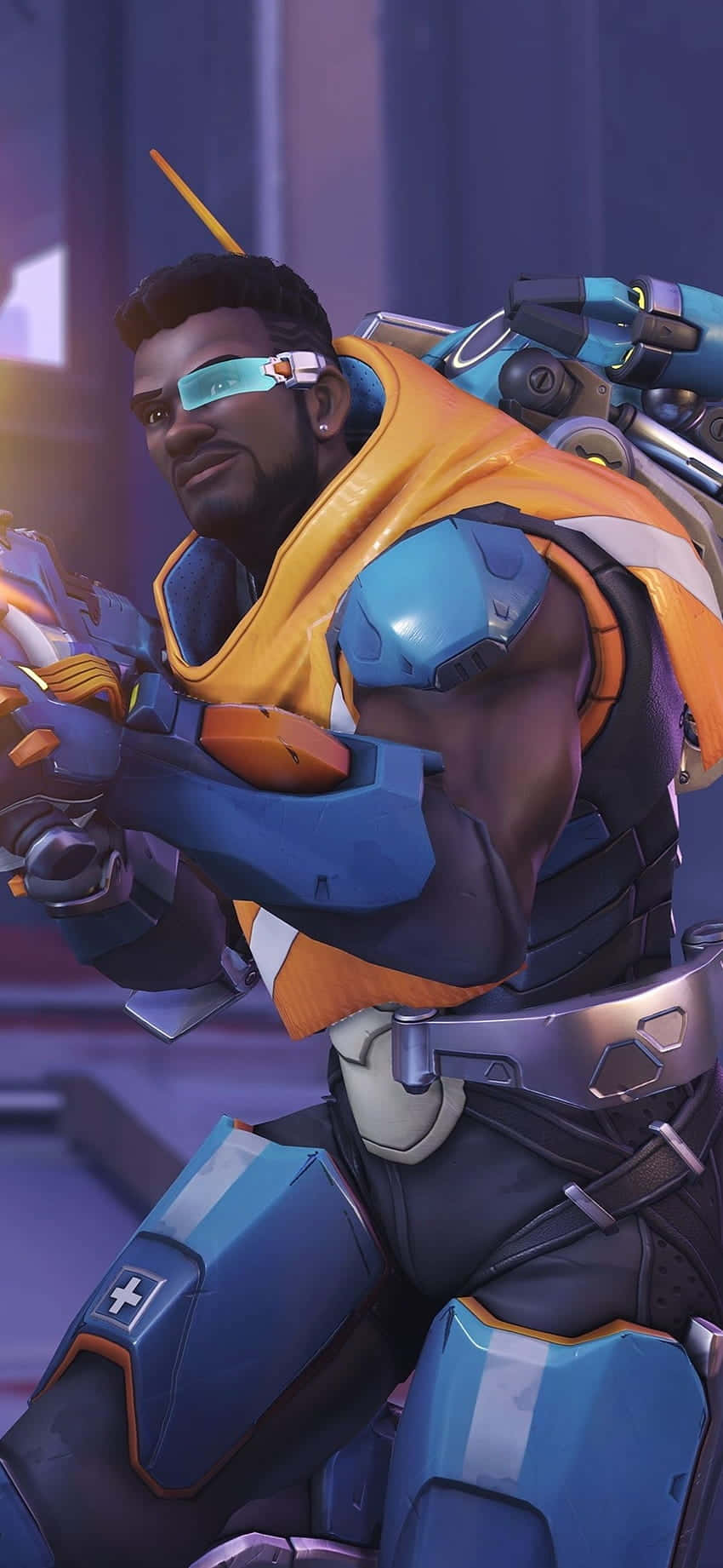 iPhone Xs Max Overwatch Baggrund Baptiste Smilende Wallpapers