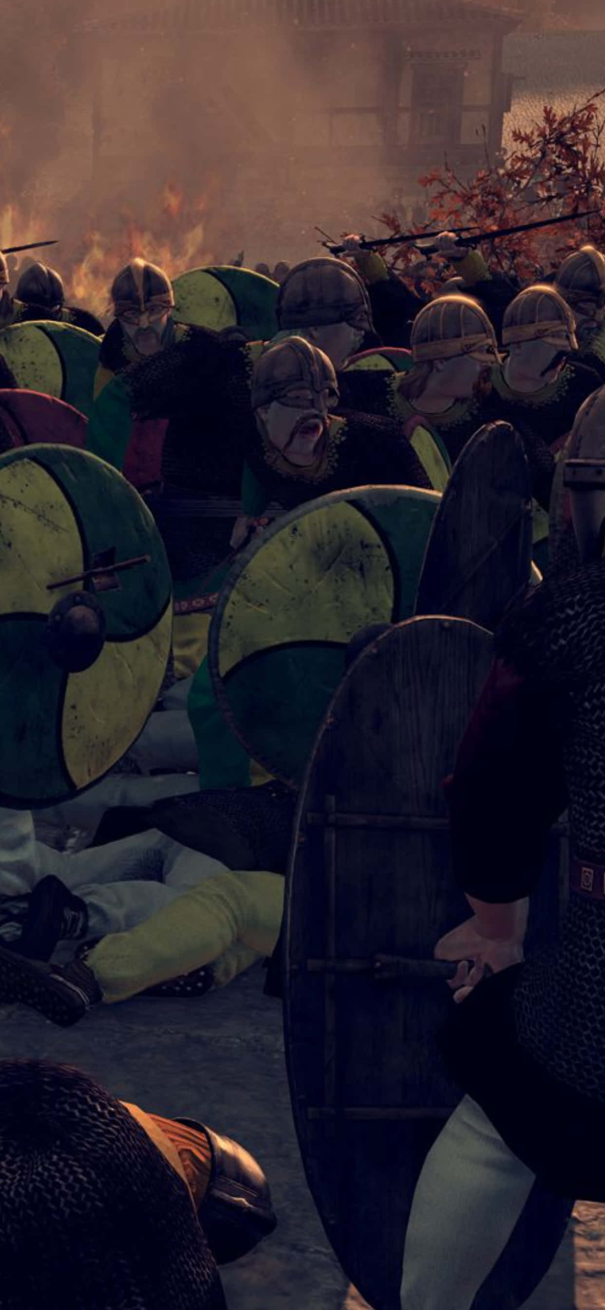 iPhone XS Max Total War Attila slagmark baggrund Wallpapers