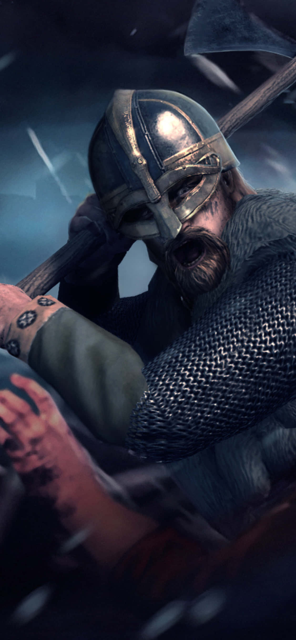 iPhone XS Max Total War Attila nådesløs ridder baggrund Wallpapers