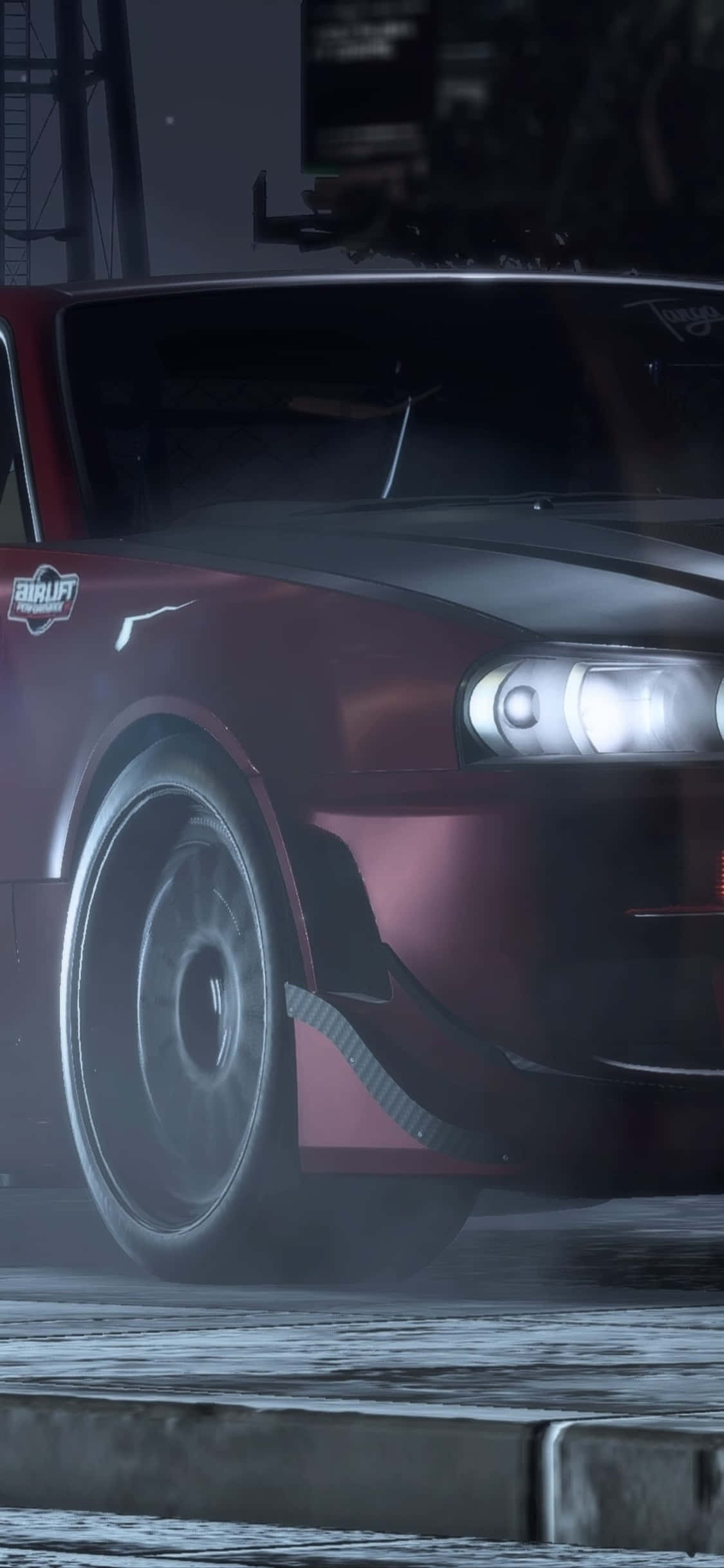 iPhone Xs Need For Speed Payback Baggrund Mørk Violet Nissan Skyline GT-R Wallpapers
