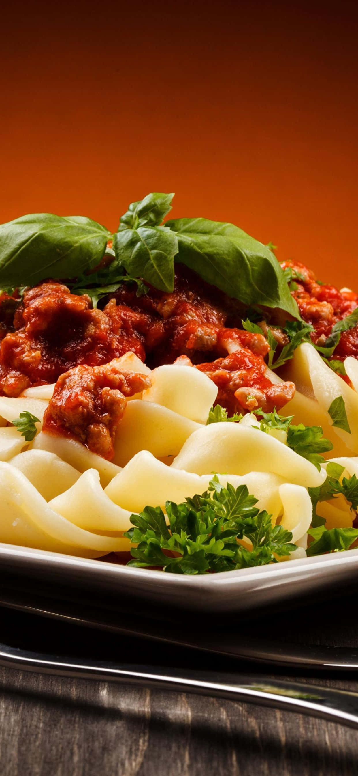iPhone Xs Pasta Baggrund Wallpapers