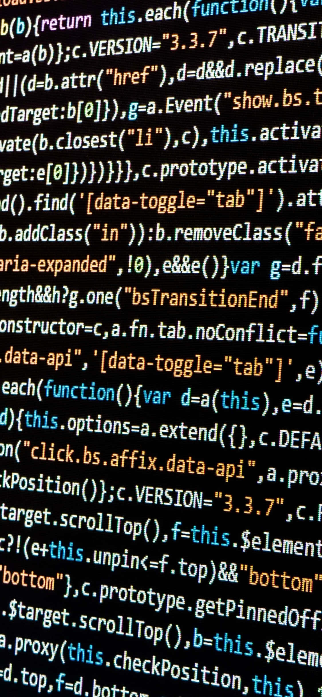 iPhone Xs Programmeringsbaggrund Computerkodning Wallpapers