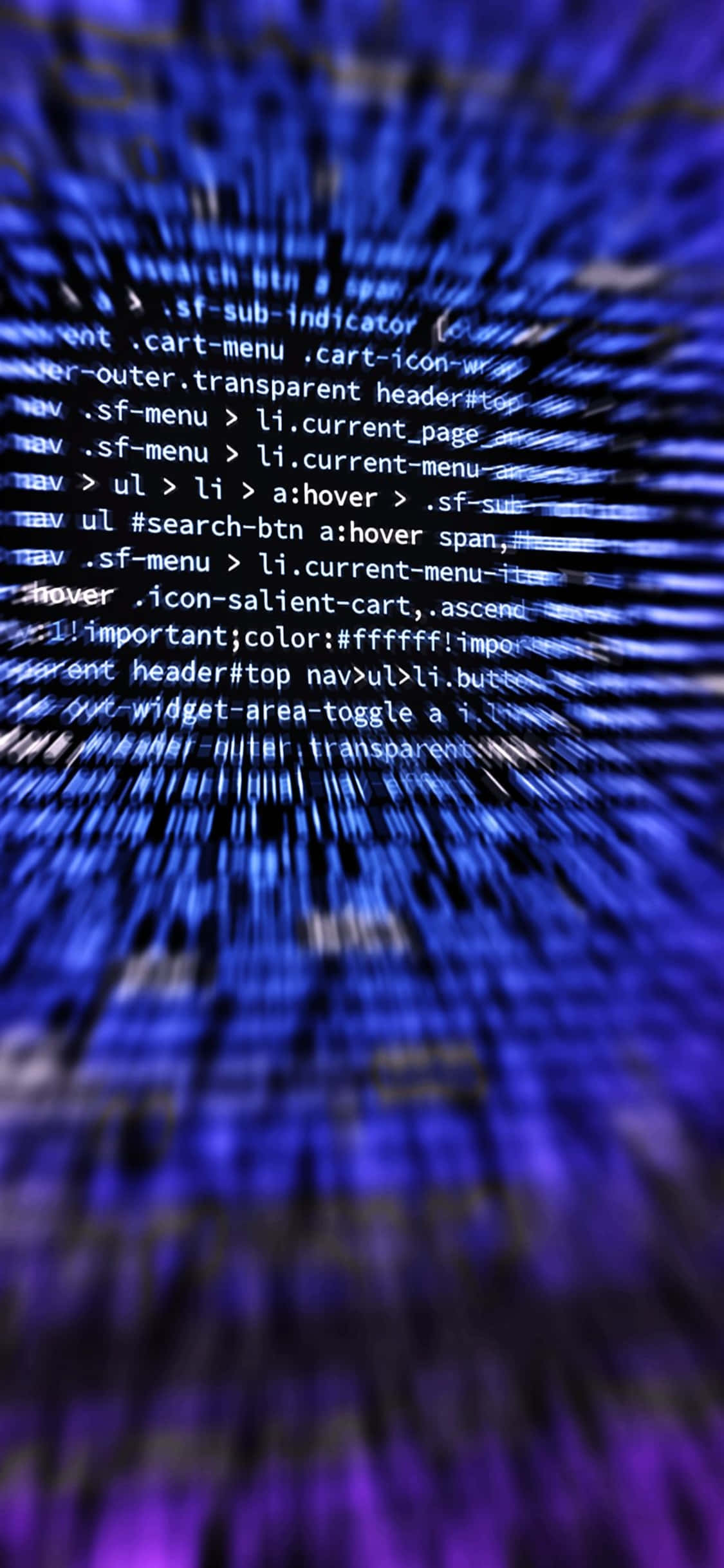 iPhone Xs Programmeringsbaggrund Fokuseret Kodning Wallpapers