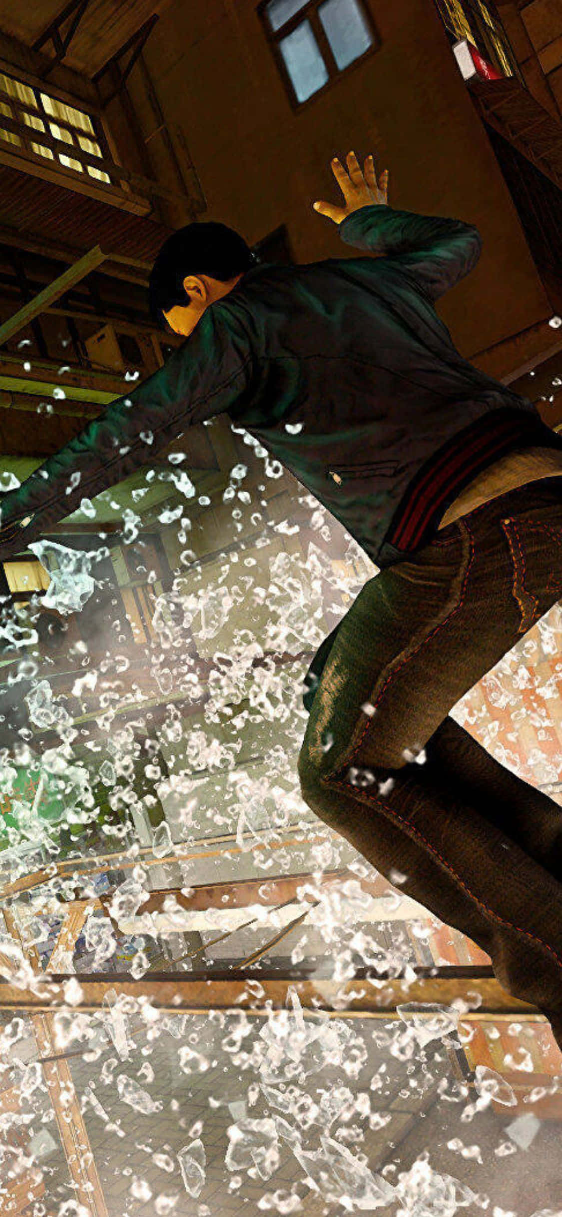 iPhone Xs Sleeping Dogs Glastag Baggrund Wallpapers
