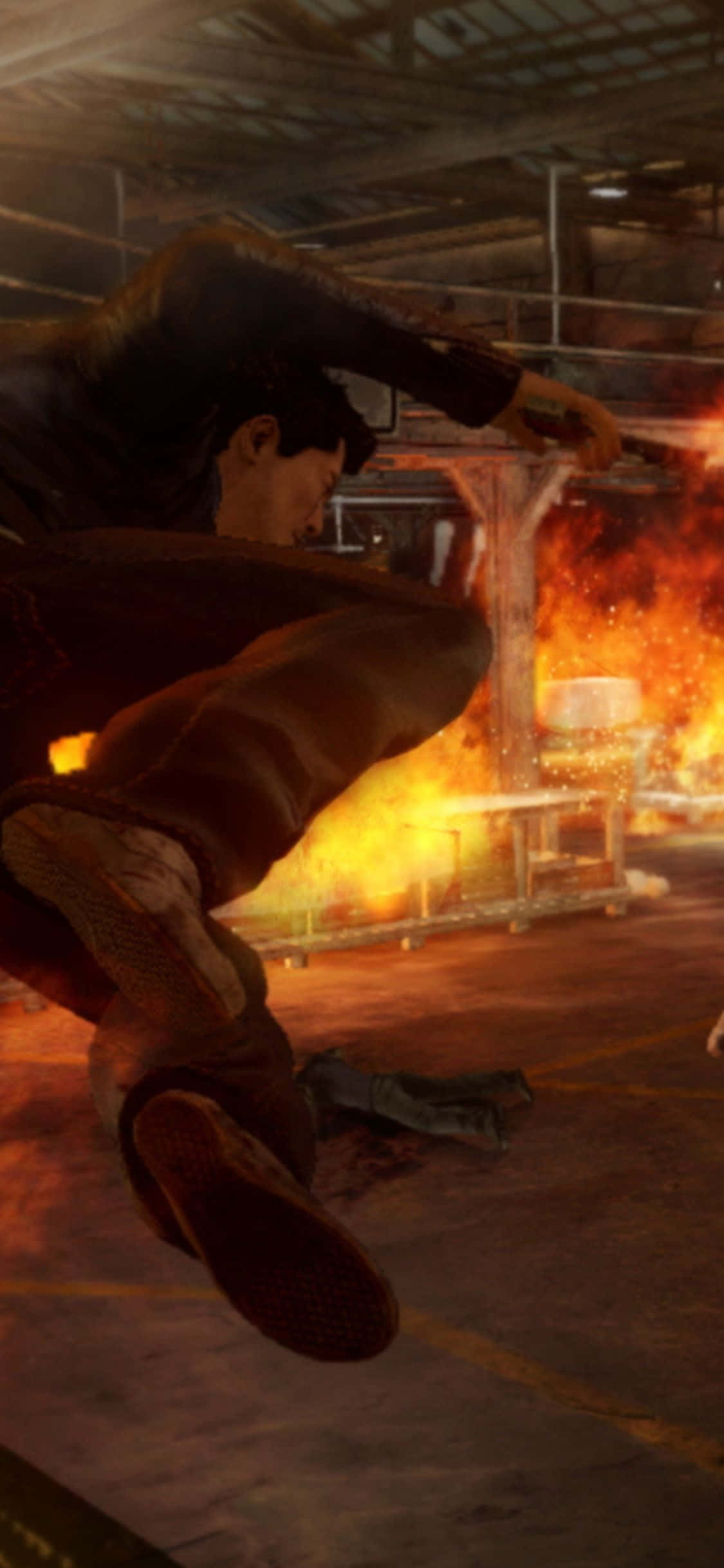 iPhone Xs Sleeping Dogs Payback Warehouse Baggrund Wallpapers