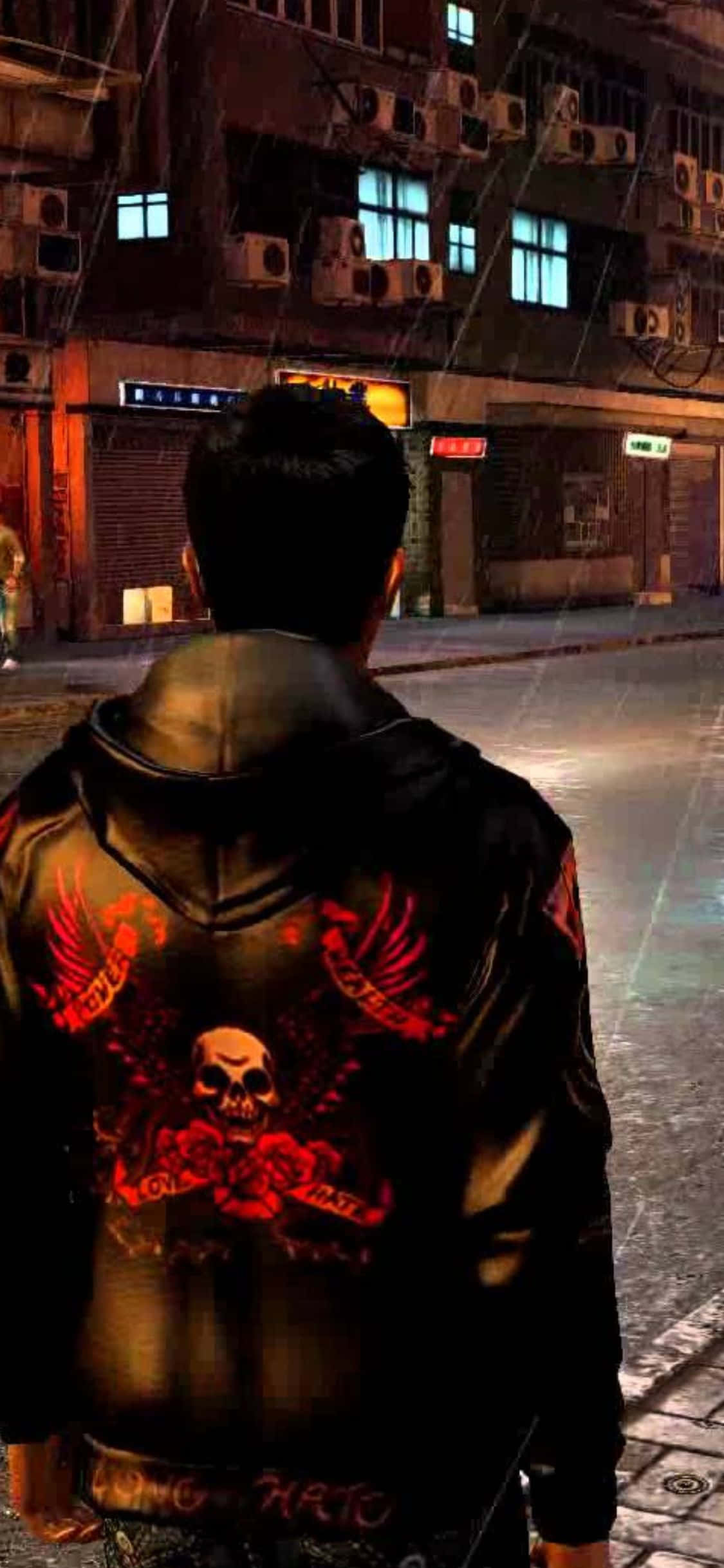 iPhone Xs Sleeping Dogs Læderjakke Baggrund Wallpapers