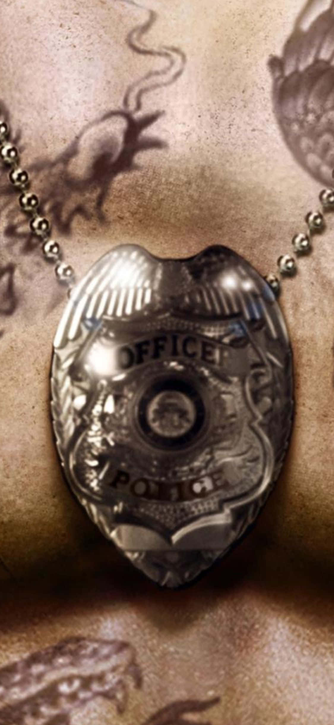 iPhone Xs Sleeping Dogs Politimærke Halskæde Baggrund Wallpapers