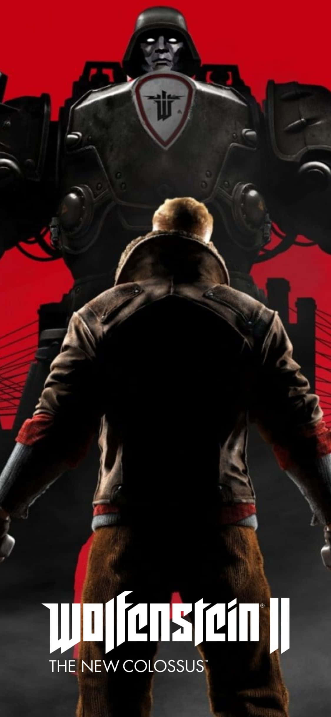 iPhone Xs Wolfenstein Ii Face Off baggrund Wallpapers