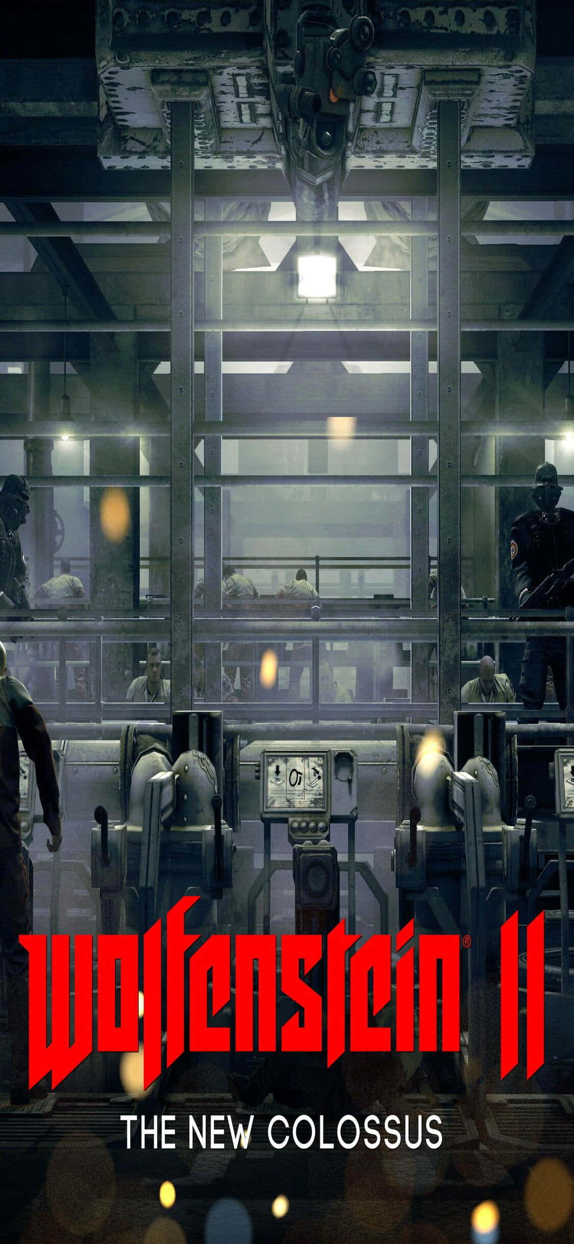 iPhone Xs Wolfenstein II lagerbase baggrund Wallpapers